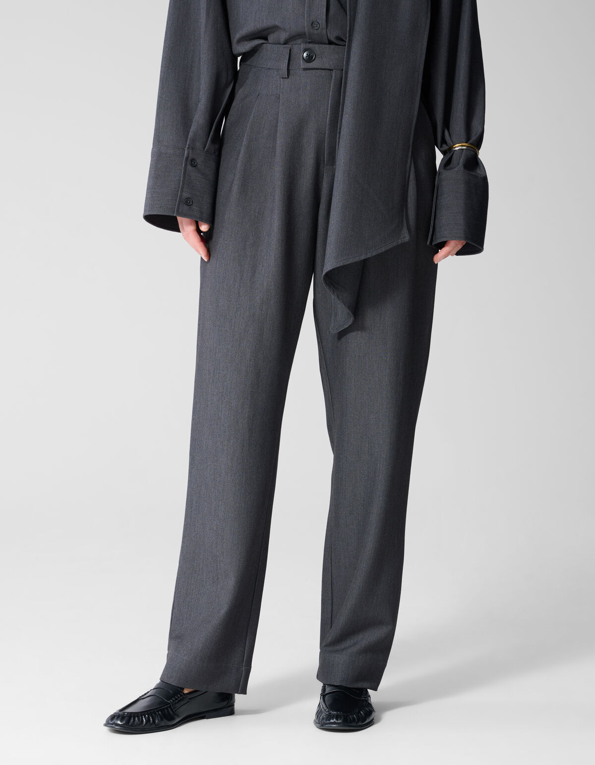 Tailored Slim Fit Hose Dunkelgrau By Lonneke SHOEBY WOMEN
