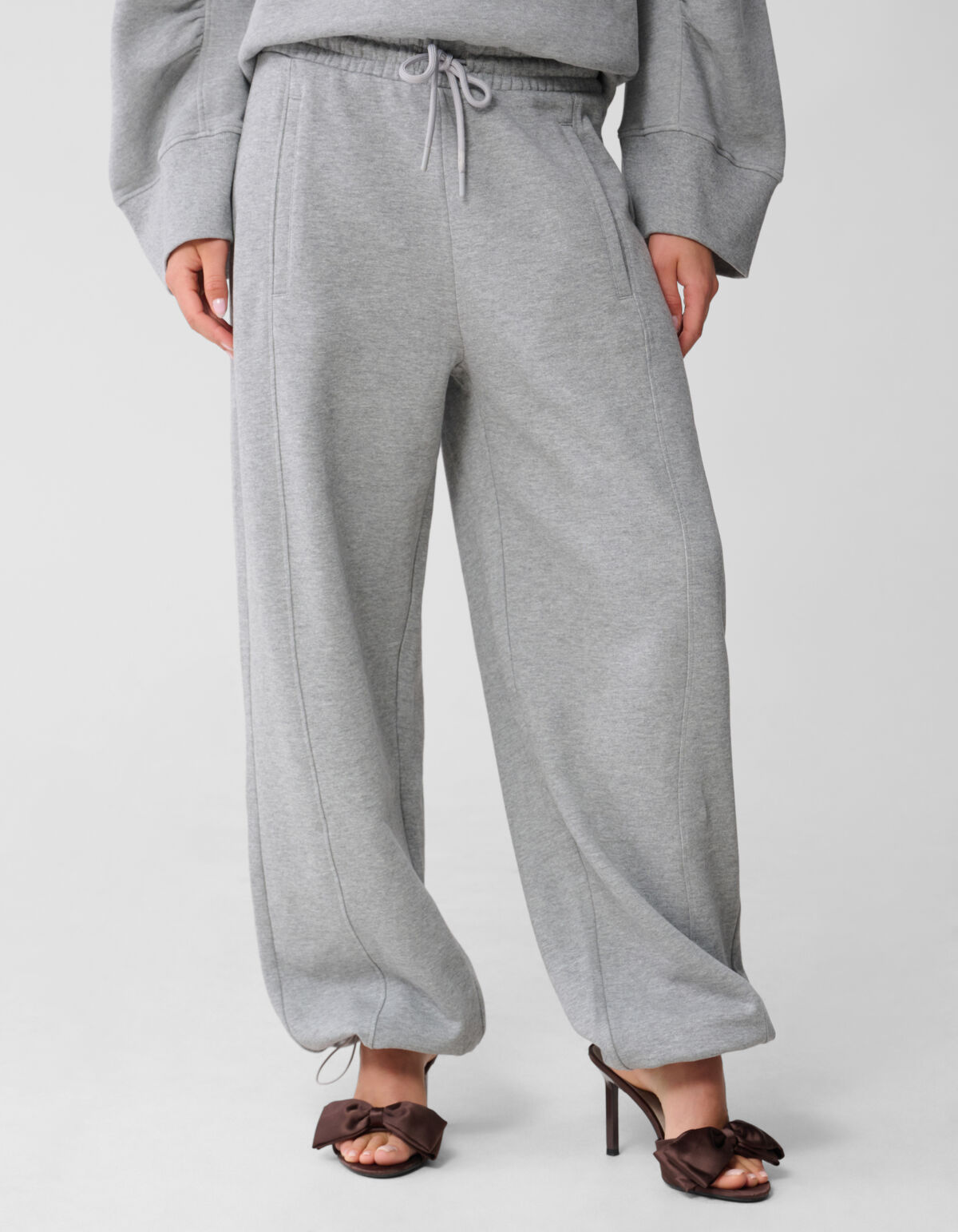 Sweat-Jogginghose Hellgrau von Monica SHOEBY WOMEN