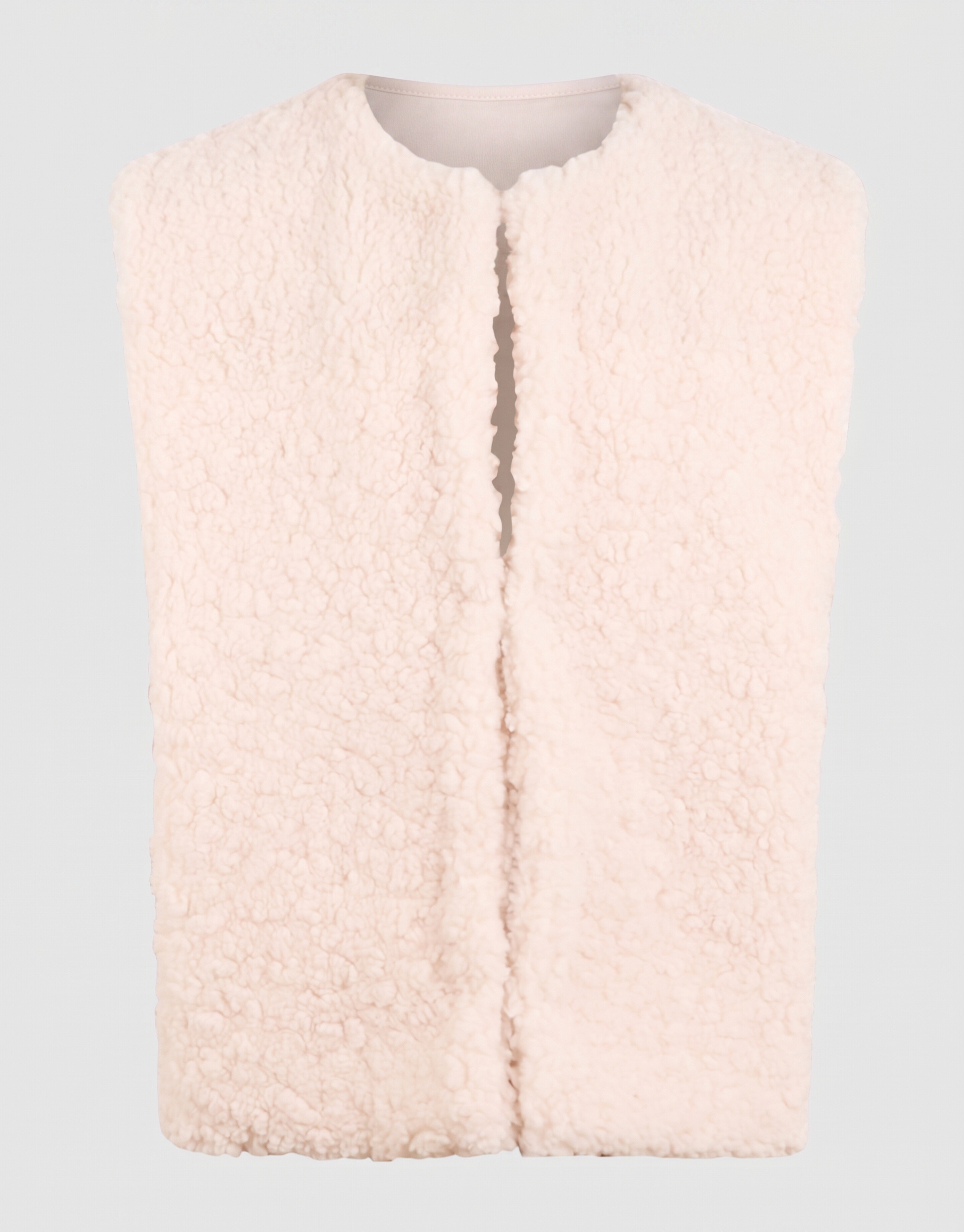 Teddy-Weste Cremefarben SHOEBY GIRLS