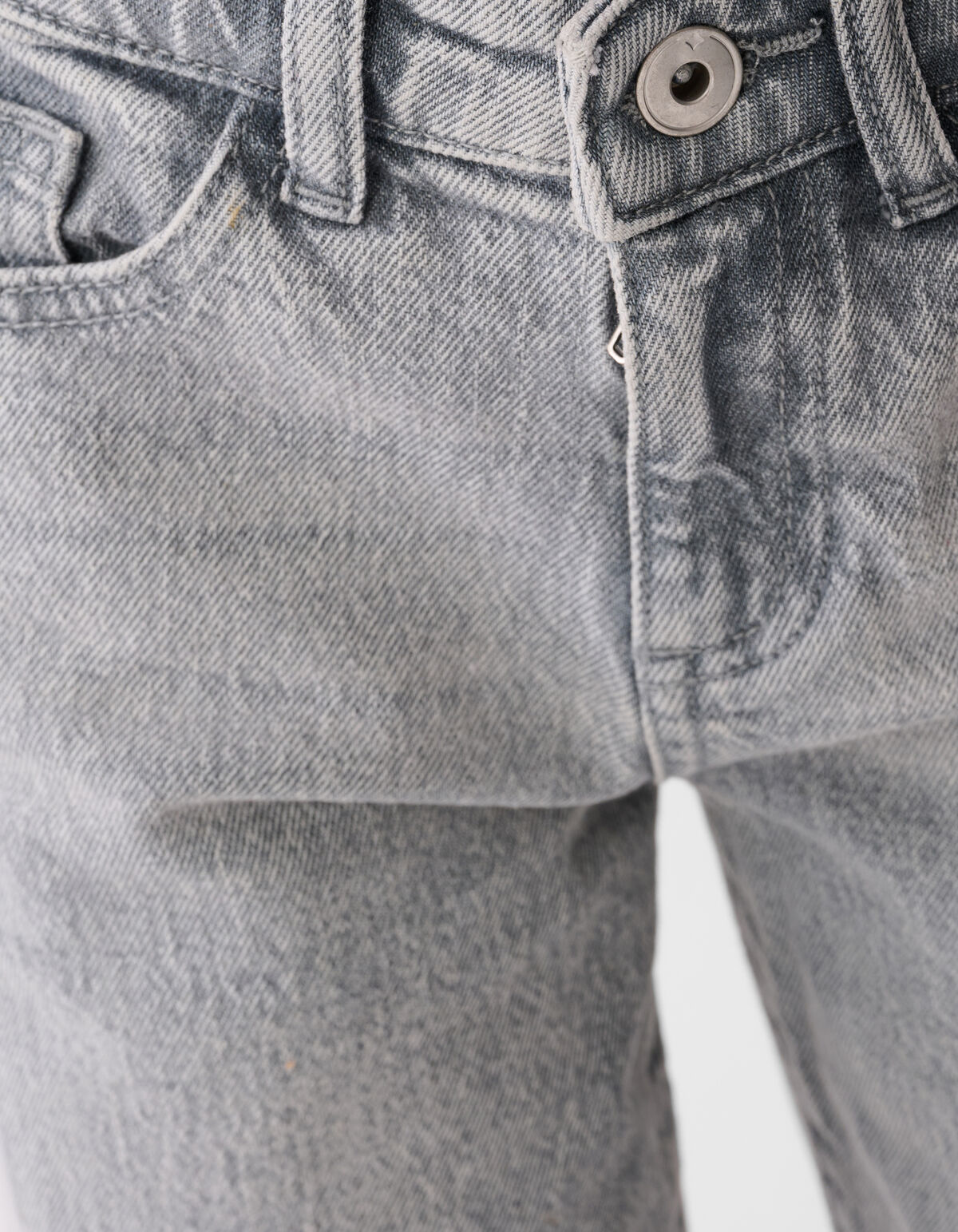 Weit geschnittene Jeans aus hellgrau SHOEBY GIRLS