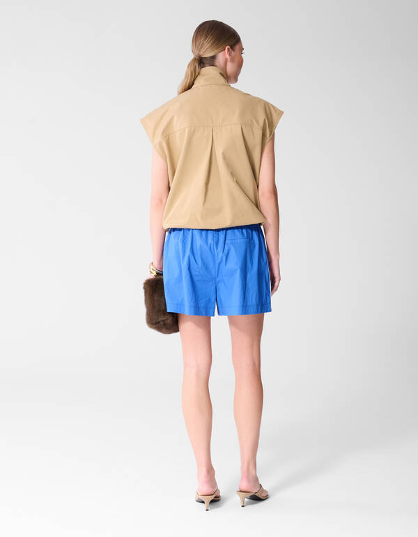Eyelet Sleeveless Jack Camel SHOEBY WOMEN