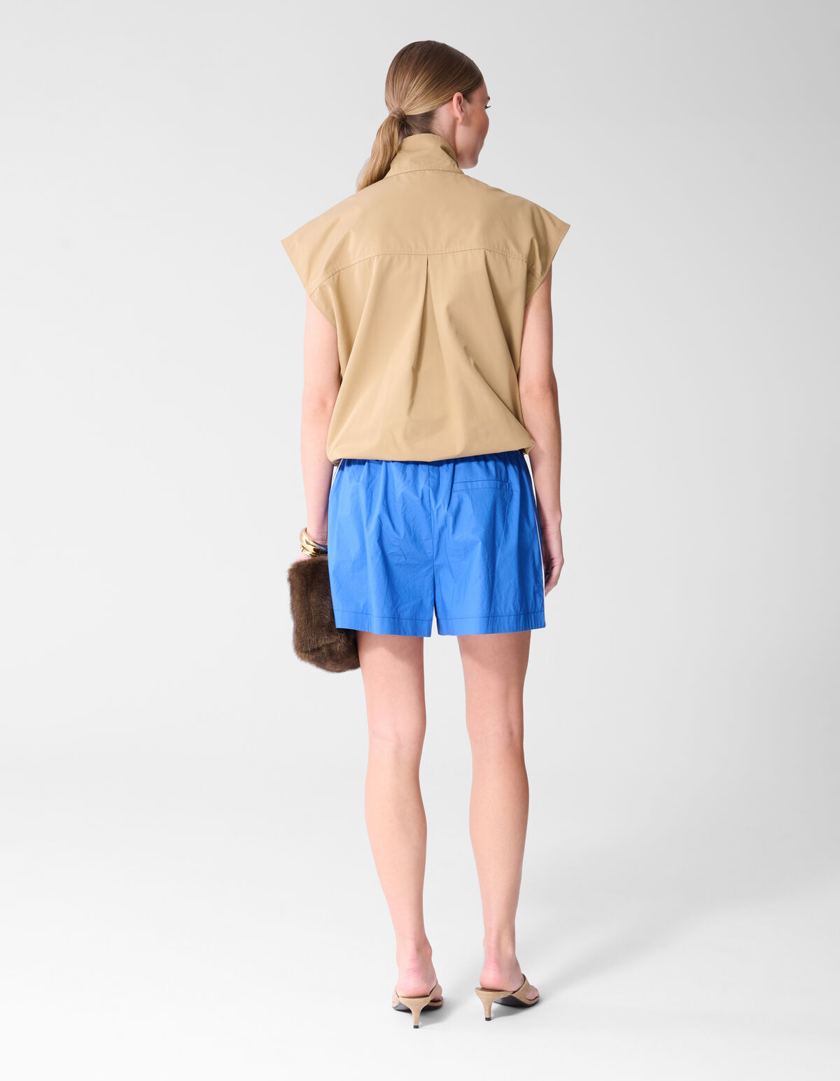 Eyelet Sleeveless Jack Camel SHOEBY WOMEN