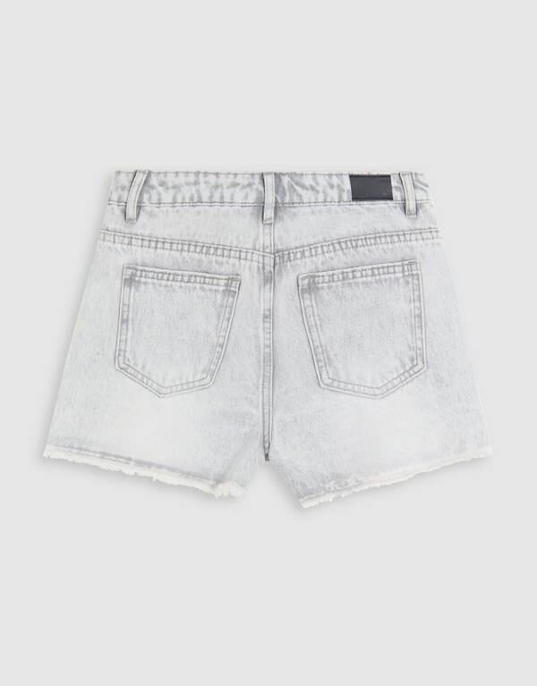 Destroy Denim Shorts Hellgrau SHOEBY GIRLS