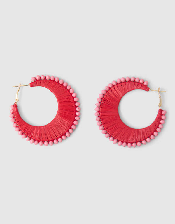 Perlenohrringe Rosa SHOEBY ACCESSOIRES