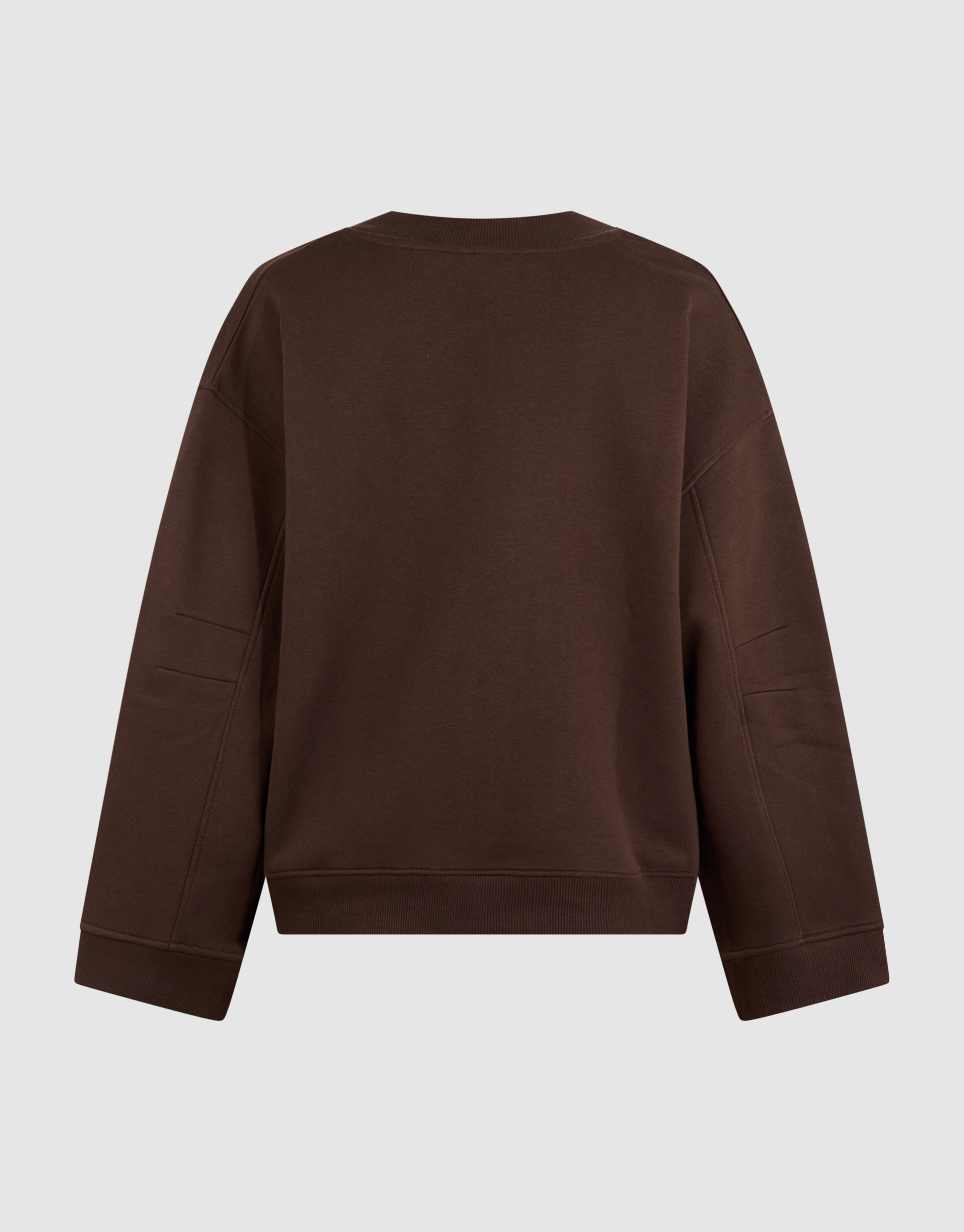 Oversized Pullover mit V-Ausschnitt Dunkelbraun SHOEBY WOMEN