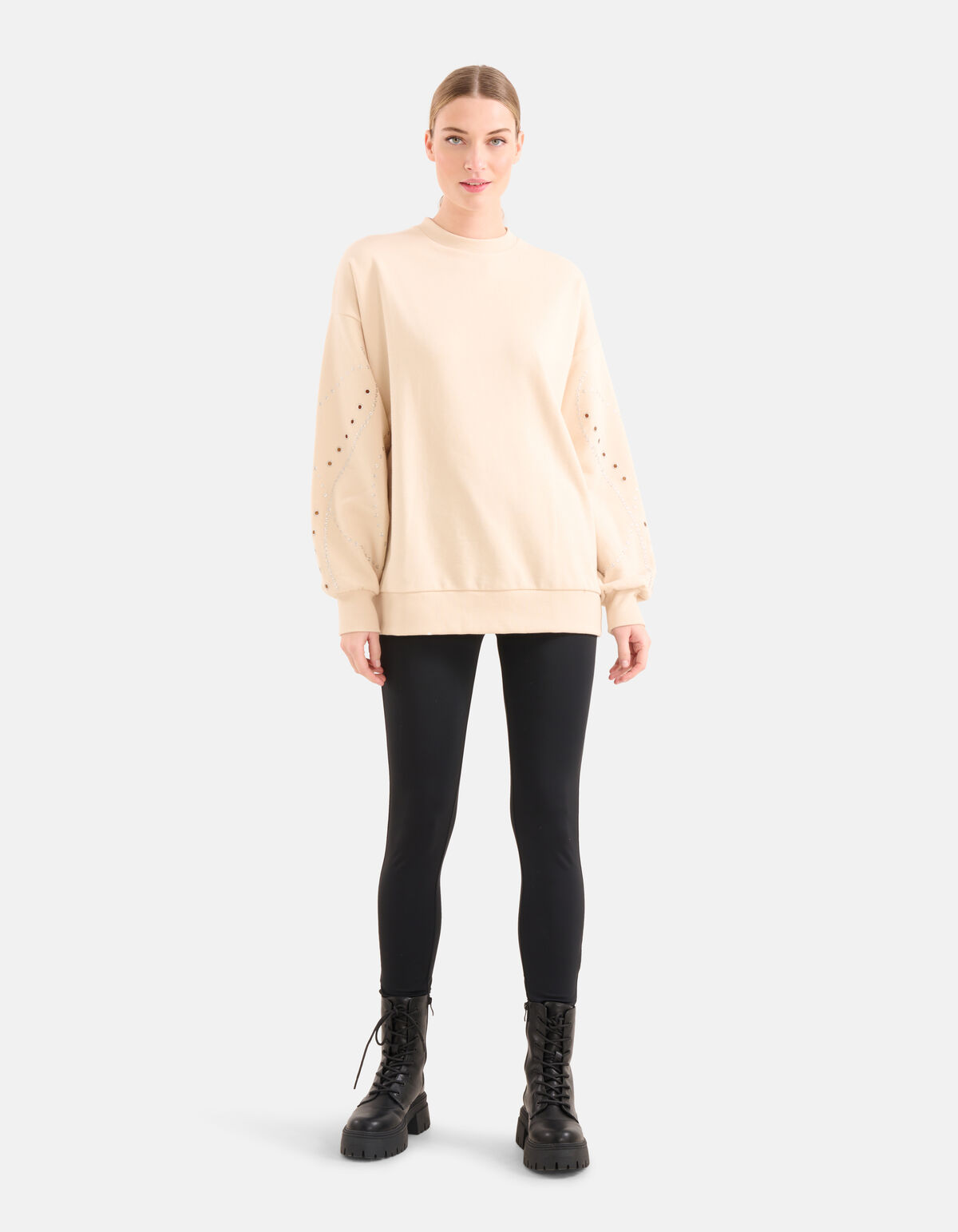 Nieten Pullover Offwhite SHOEBY WOMEN