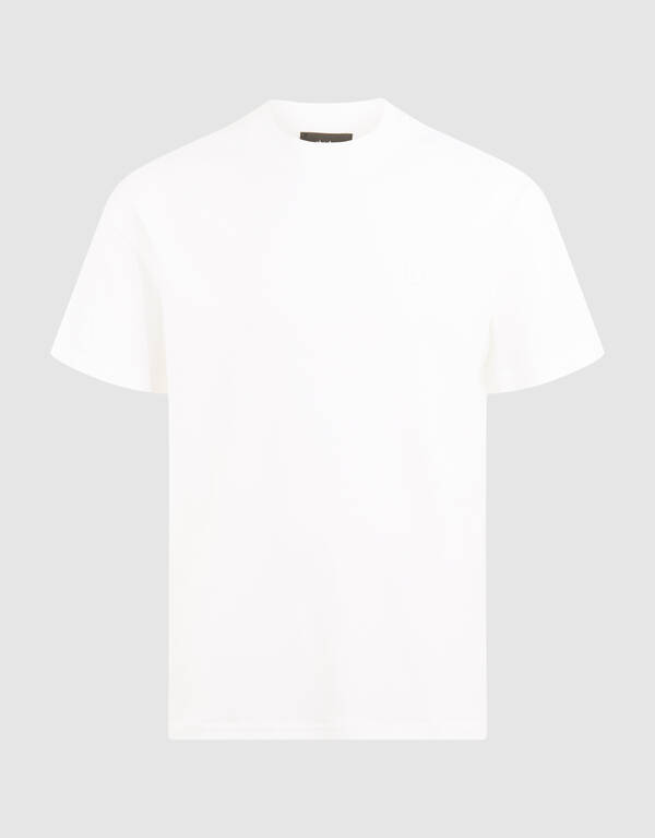 Besticktes Mix T-Shirt Wei&szlig; SHOEBY MEN