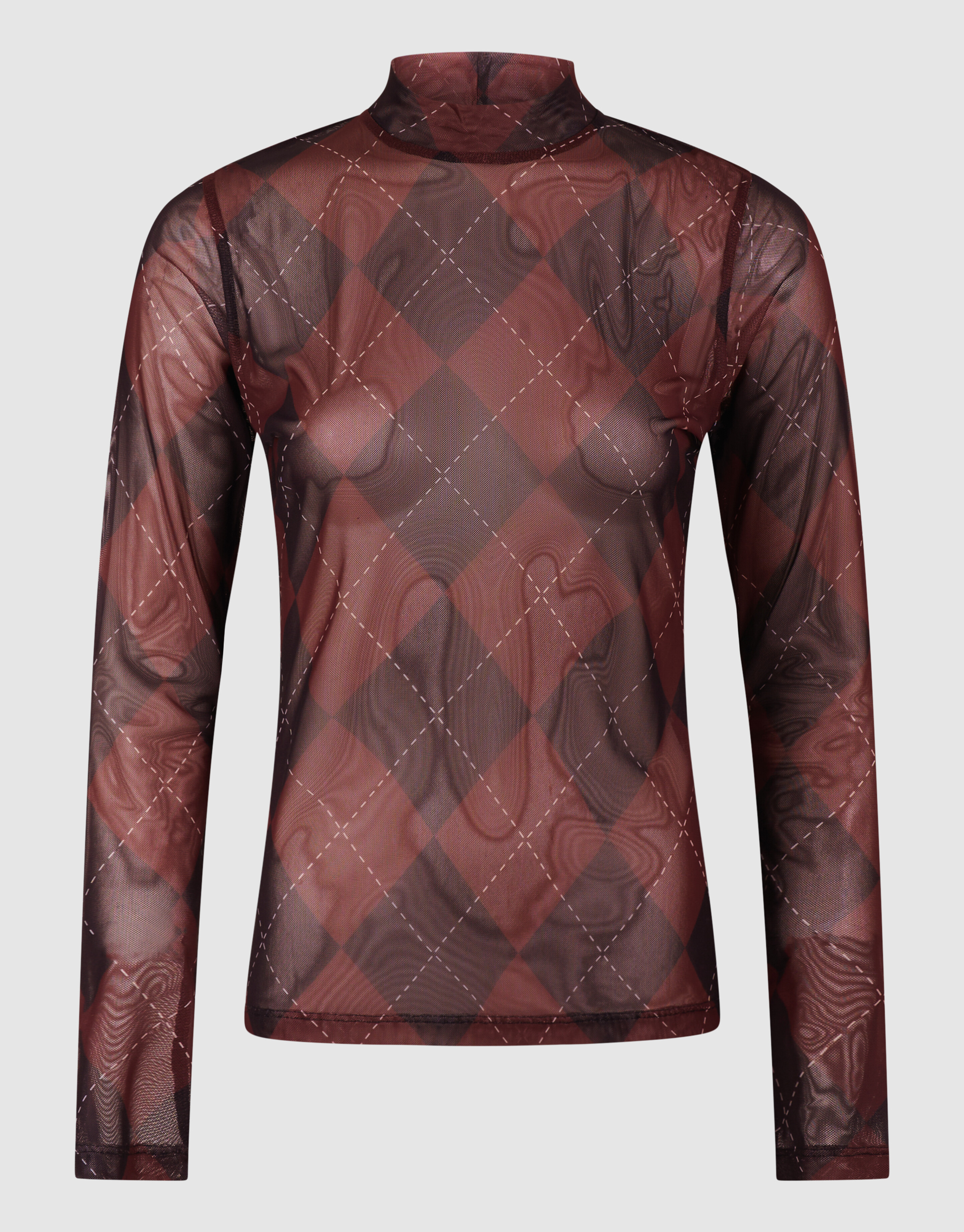 Mesh Top braun SHOEBY WOMEN