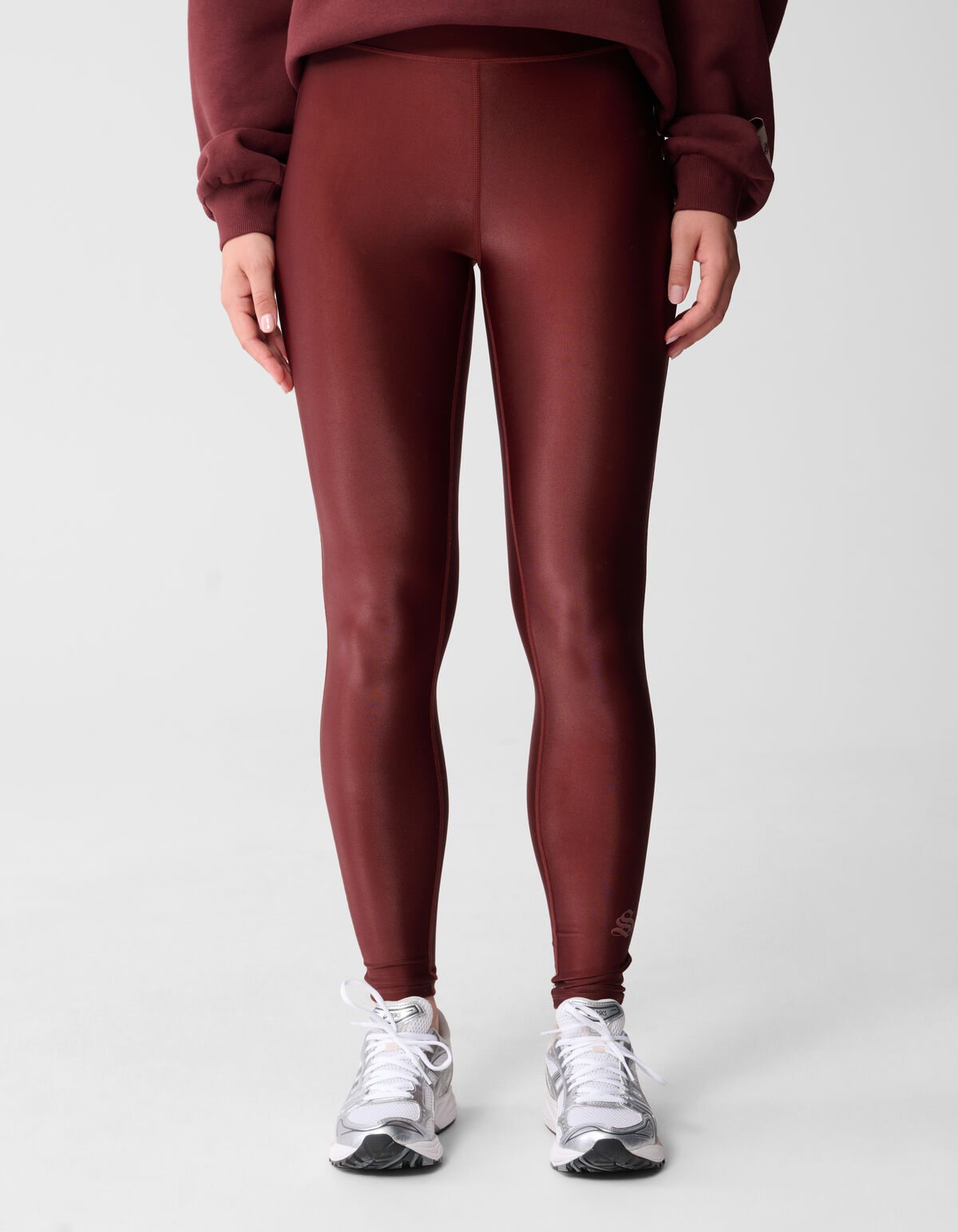 Shiny Legging Donkerrood SHOEBY WOMEN