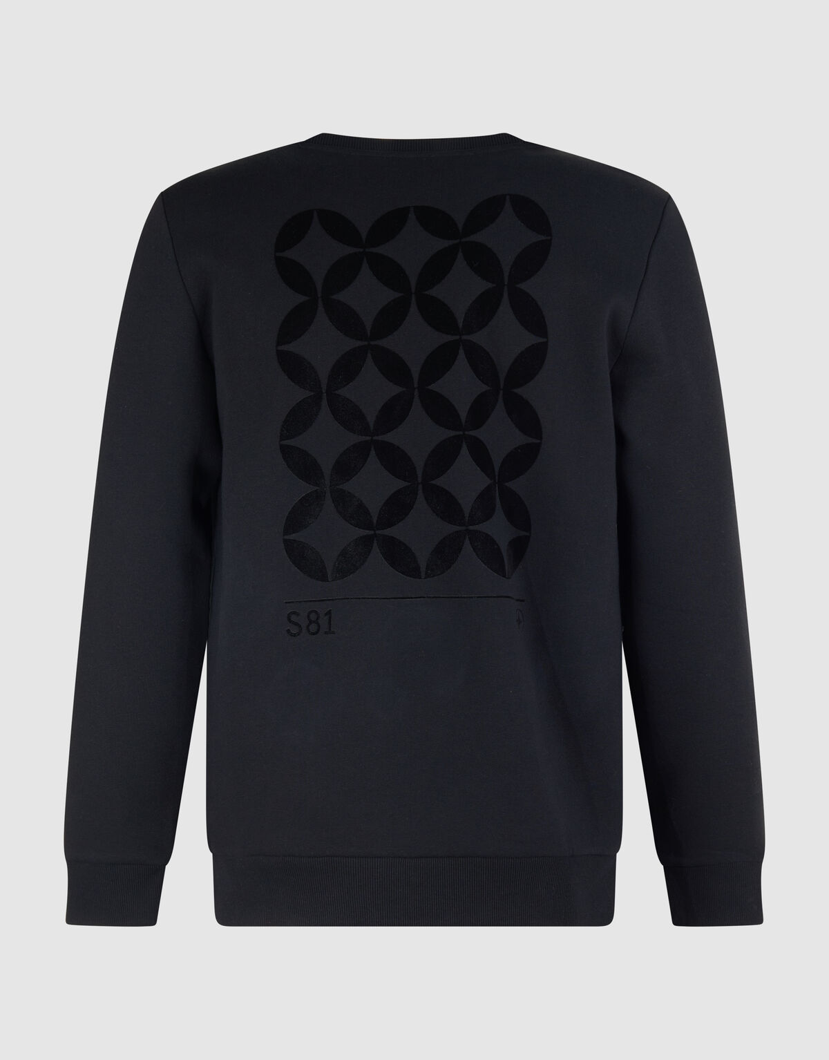 Schwarzer Flockpullover SHOEBY MEN