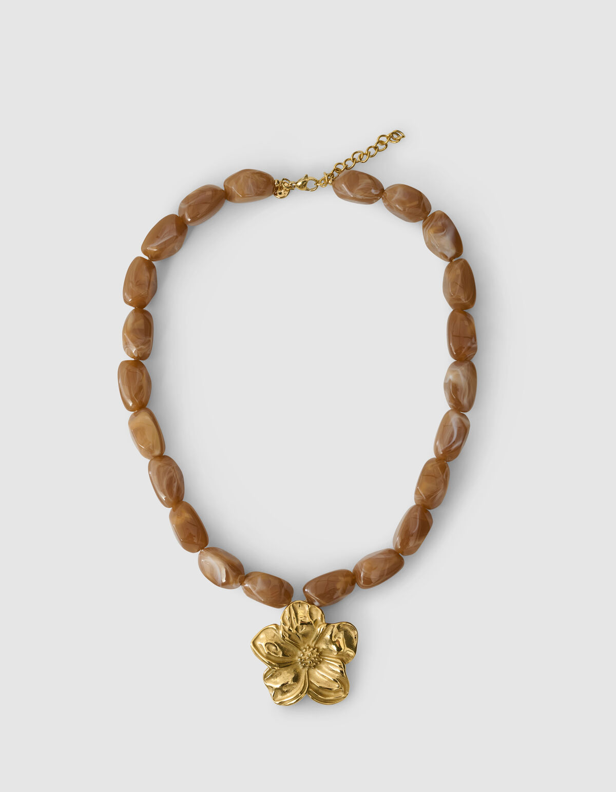 Flower Halskette Braun SHOEBY ACCESSOIRES