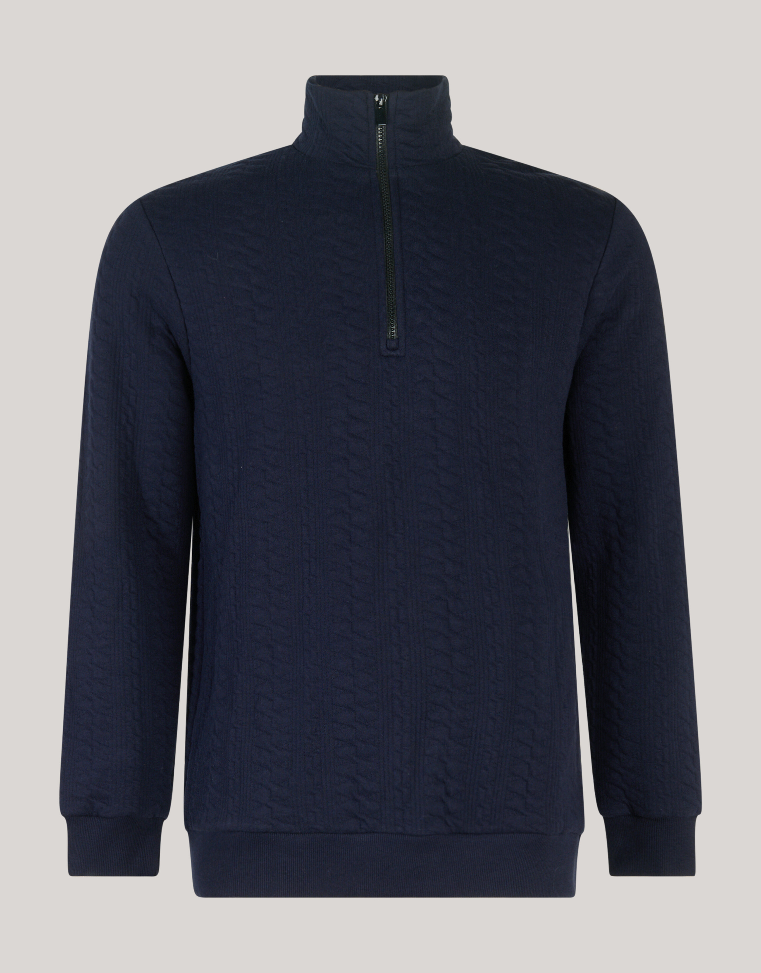 Pullover mit Rei&szlig;verschluss Dunkelblau SHOEBY MEN