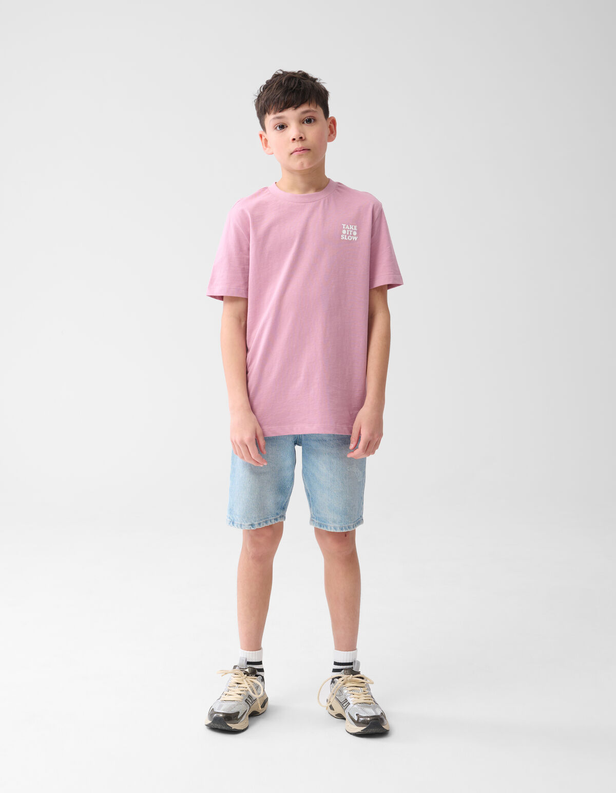 Take It SlowA rtwork T-shirt Rosa SHOEBY BOYS