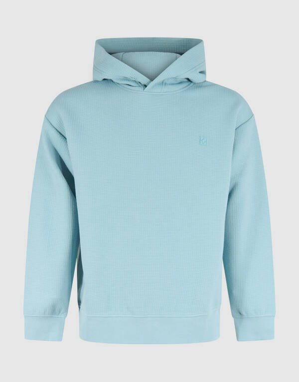 Jacquard Hoodie Hellblau SHOEBY MEN
