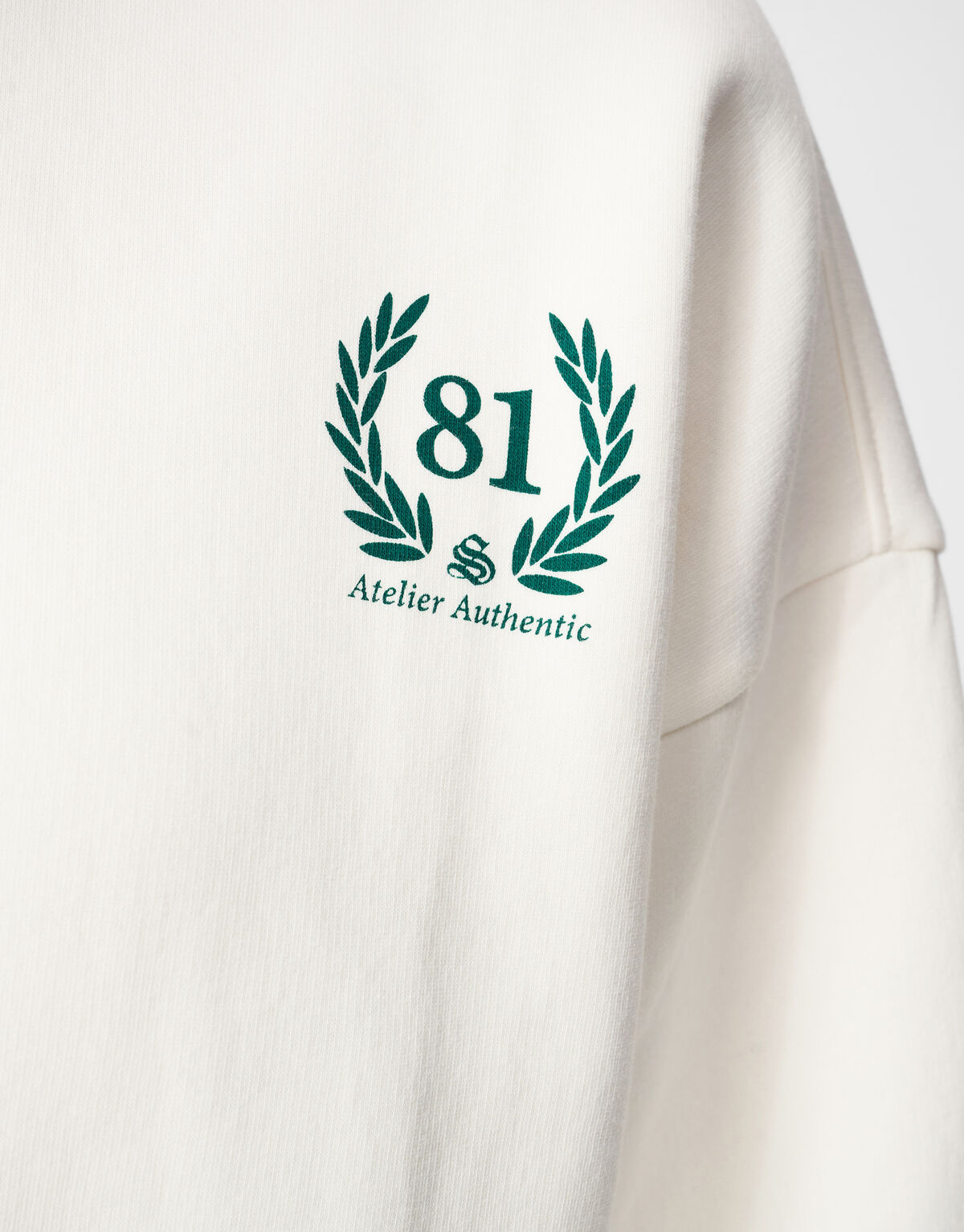 Social Club Artwork Pullover Gebrochen Wei&szlig; SHOEBY WOMEN