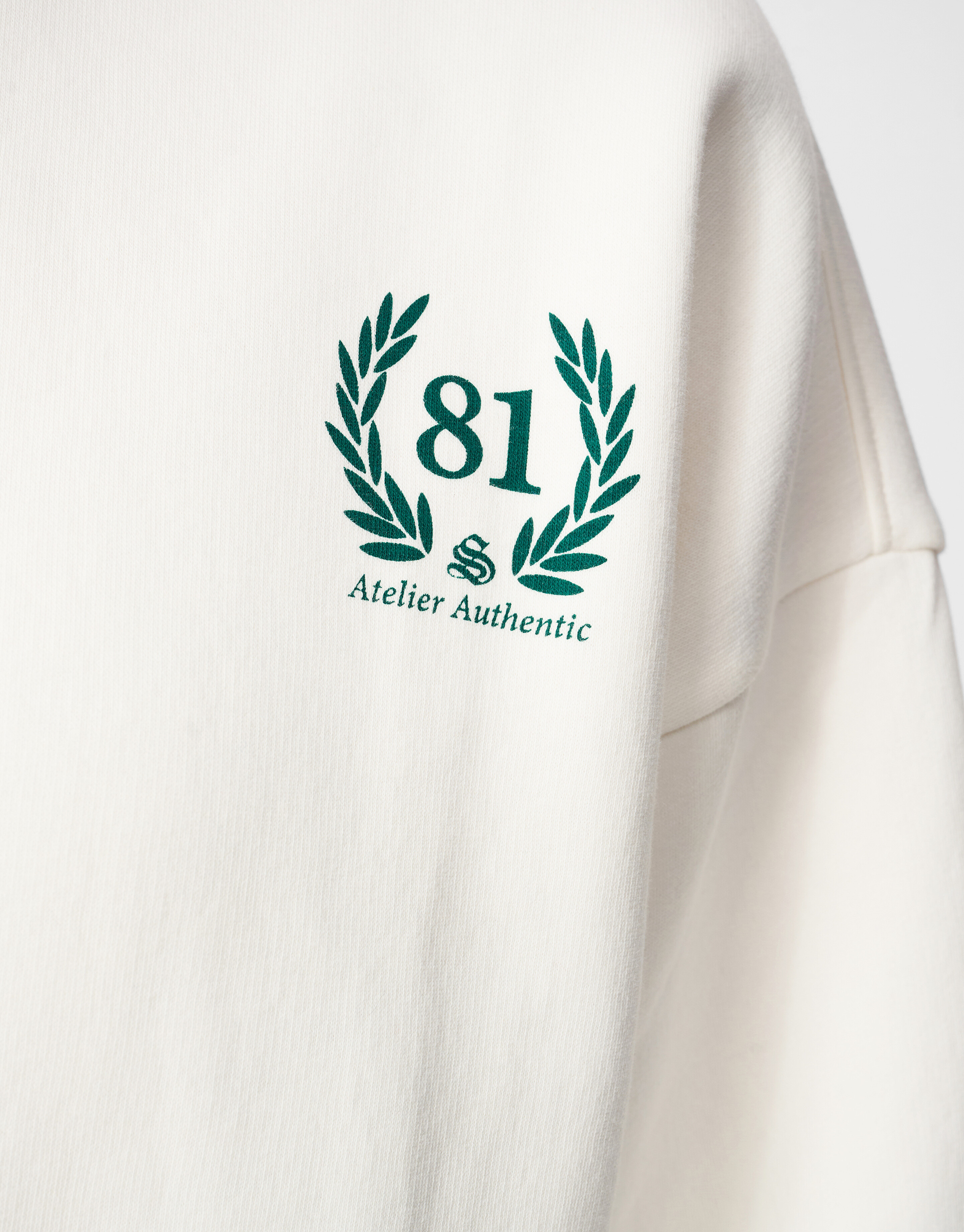 Social Club Artwork Pullover Gebrochen Wei&szlig; SHOEBY WOMEN