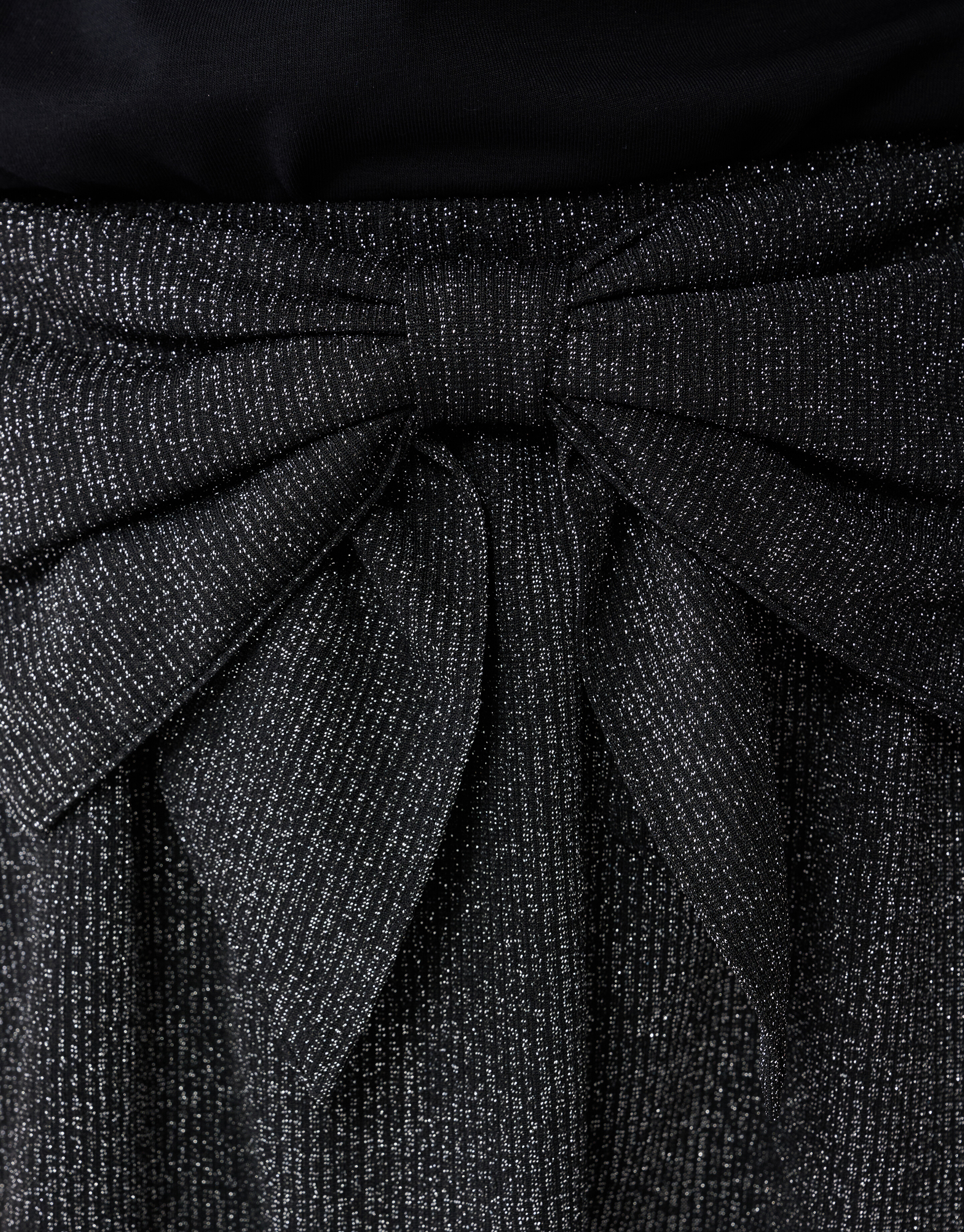 Minirock mit Glitzerschleife in Schwarz SHOEBY GIRLS