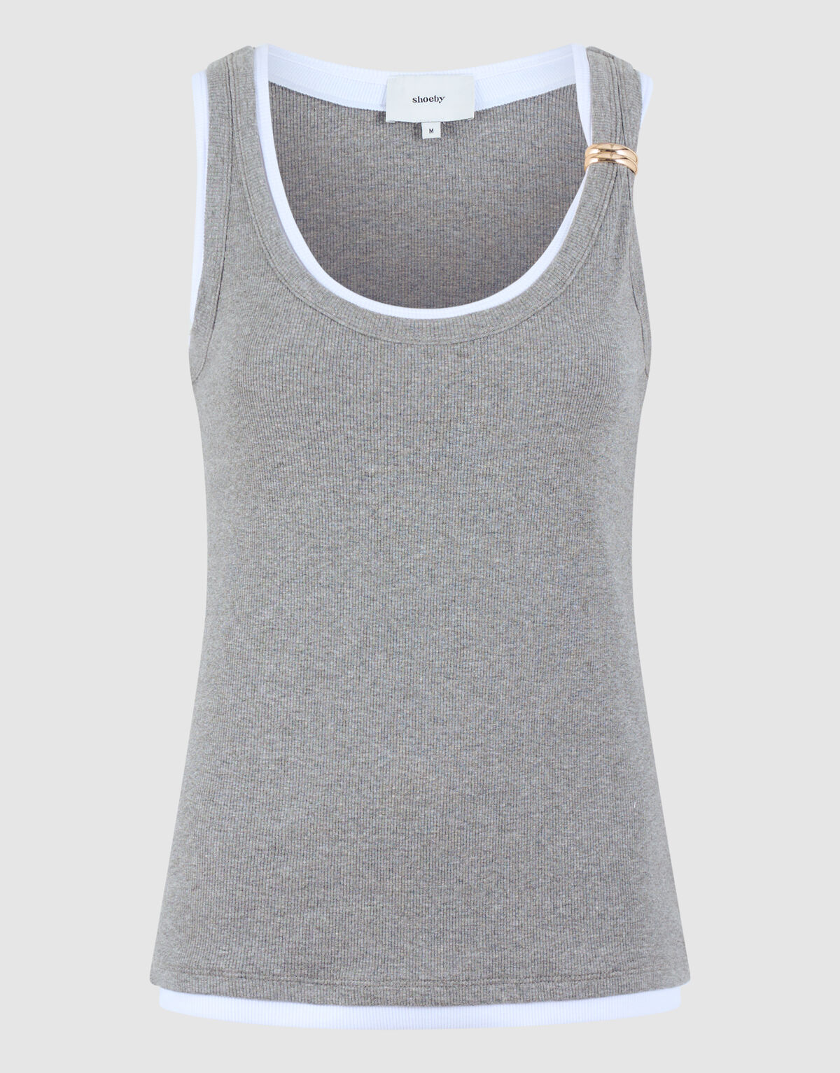 Doppel-Singlet Hellgrau SHOEBY WOMEN