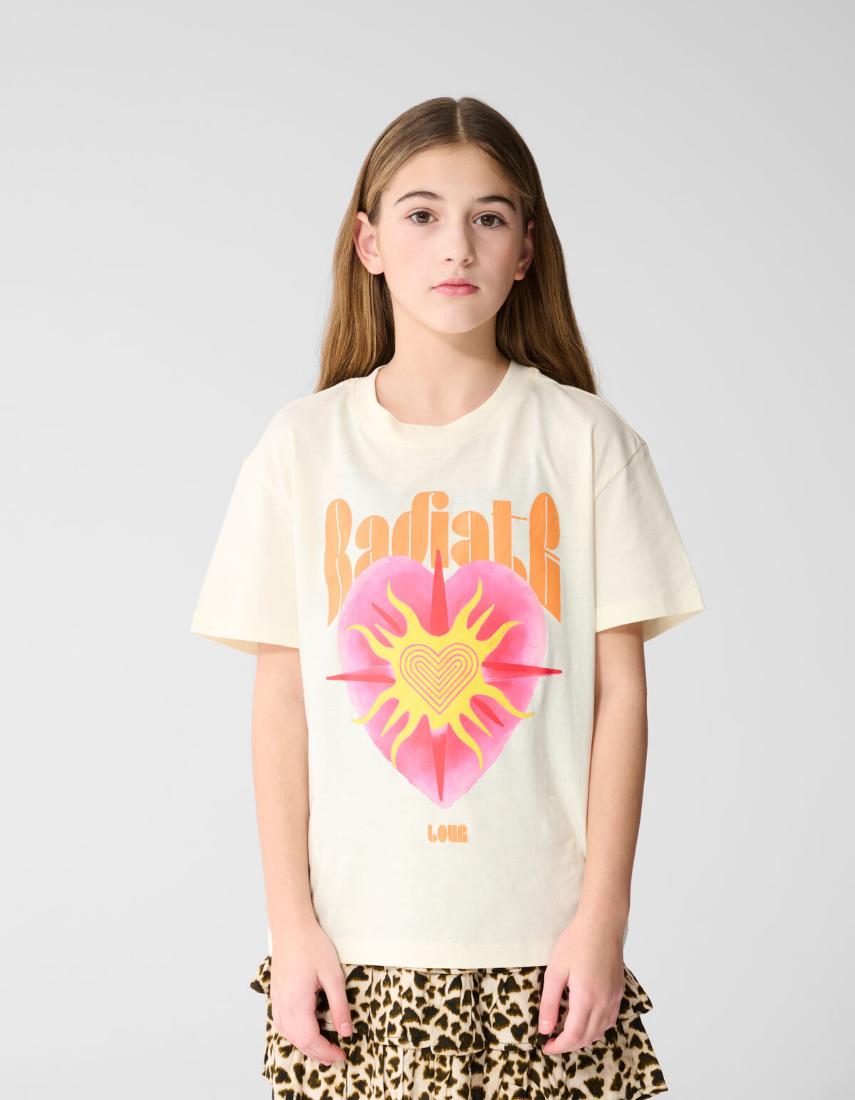 Radiate Artwork T-Shirt Wei&szlig; SHOEBY GIRLS