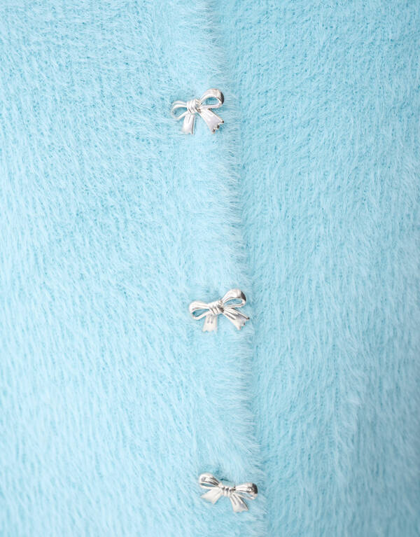 Hairy Bow Weste Blau SHOEBY GIRLS