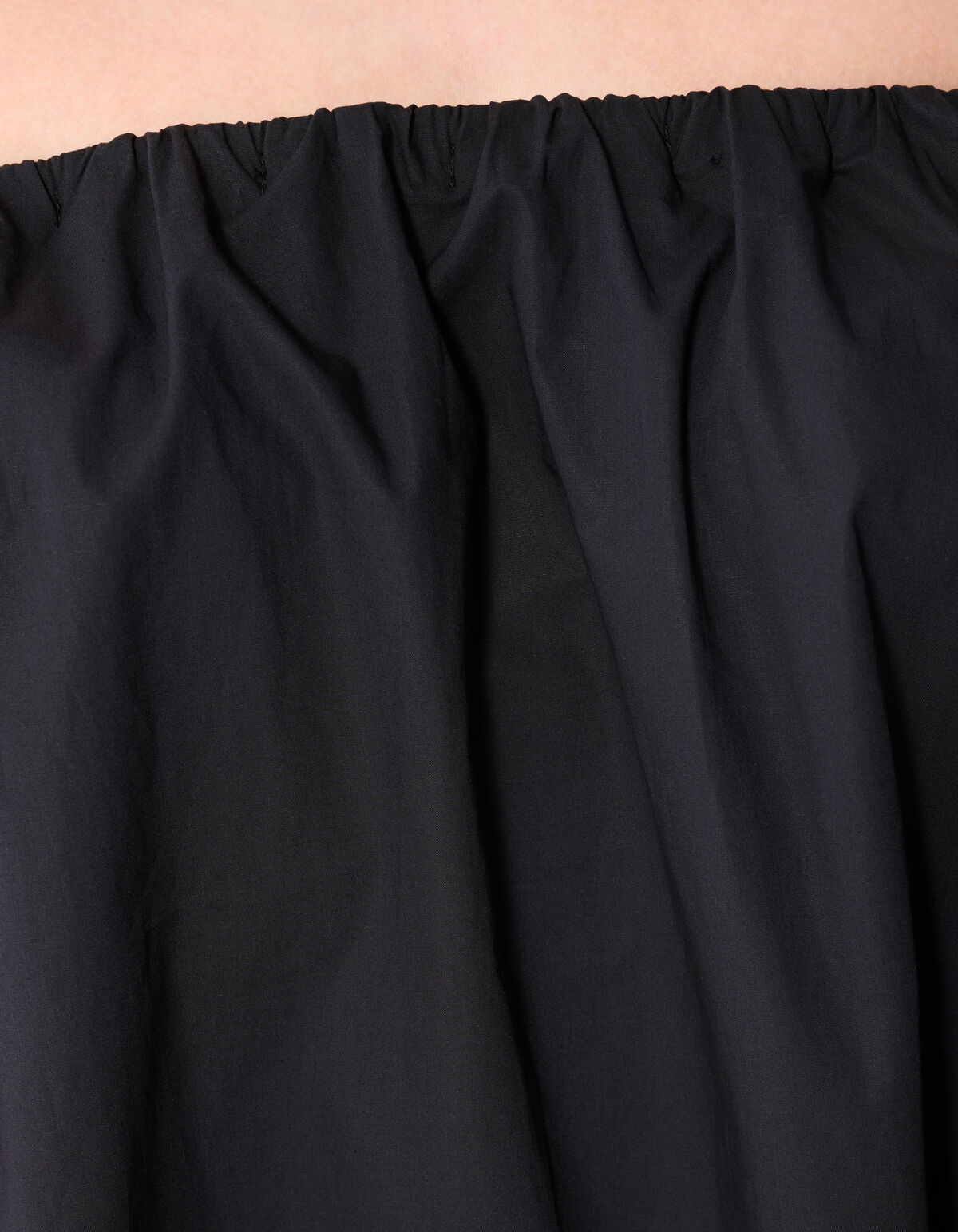 Schulterfreie Mini-Kleid Schwarz SHOEBY WOMEN