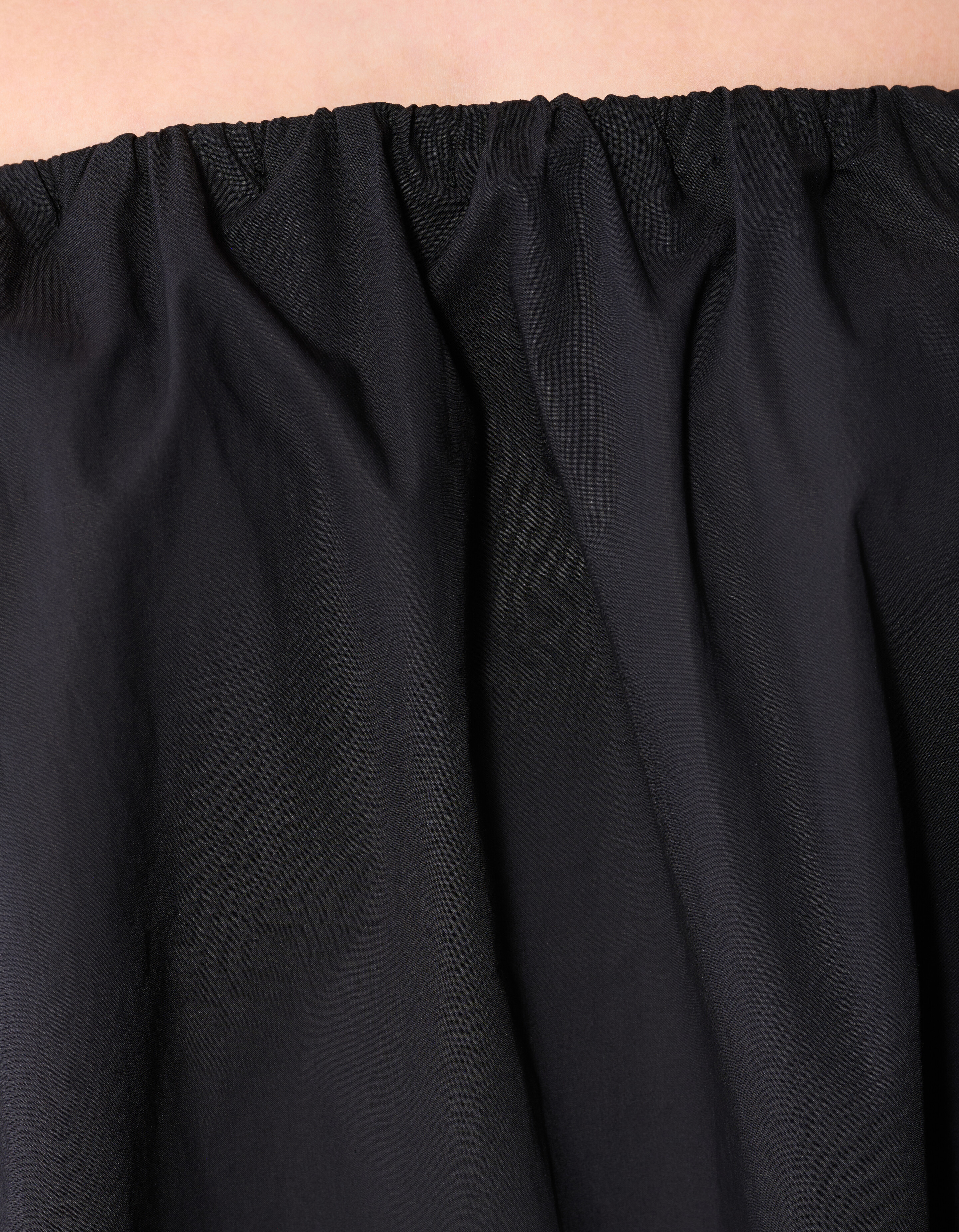 Schulterfreie Mini-Kleid Schwarz SHOEBY WOMEN