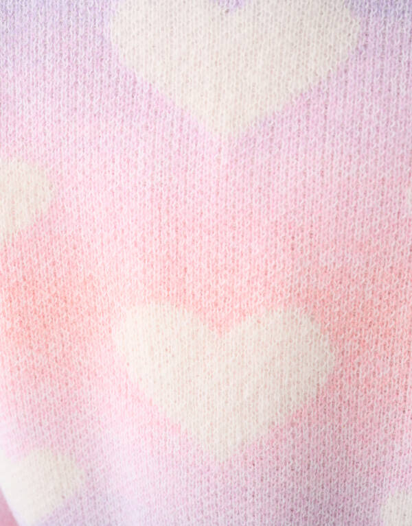 Herz Strickpullover Rosa SHOEBY GIRLS
