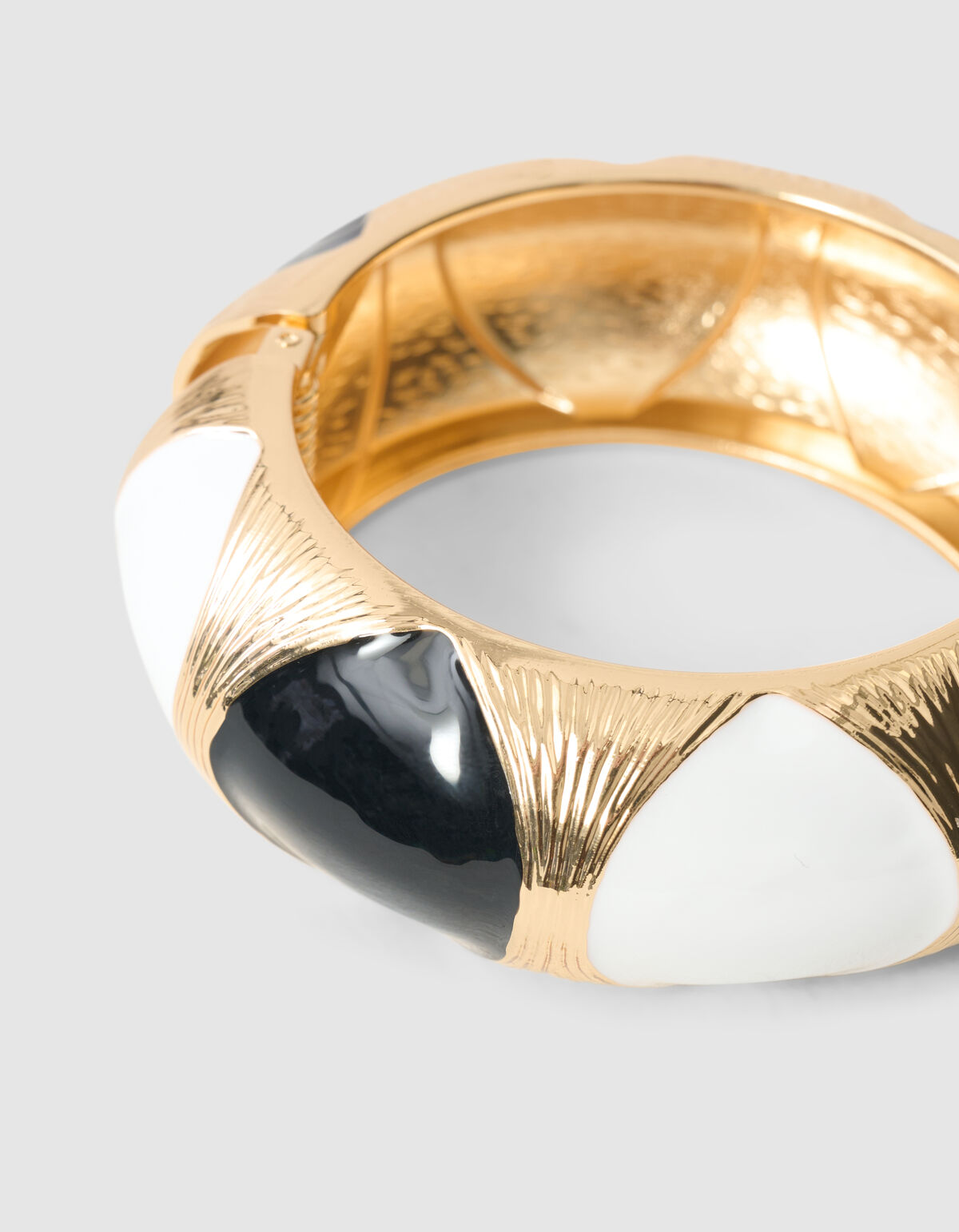 Armreif Armband Schwarz/Wei&szlig; SHOEBY ACCESSOIRES