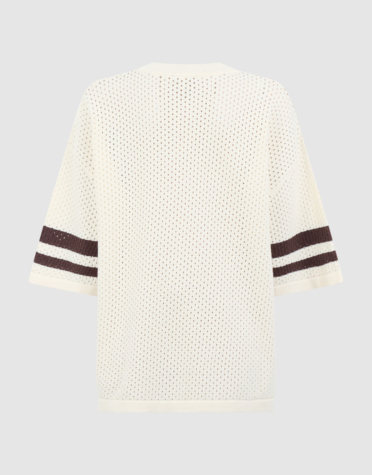 Sportliches Mesh-T-Shirt in Gebrochenwei&szlig; SHOEBY BOYS