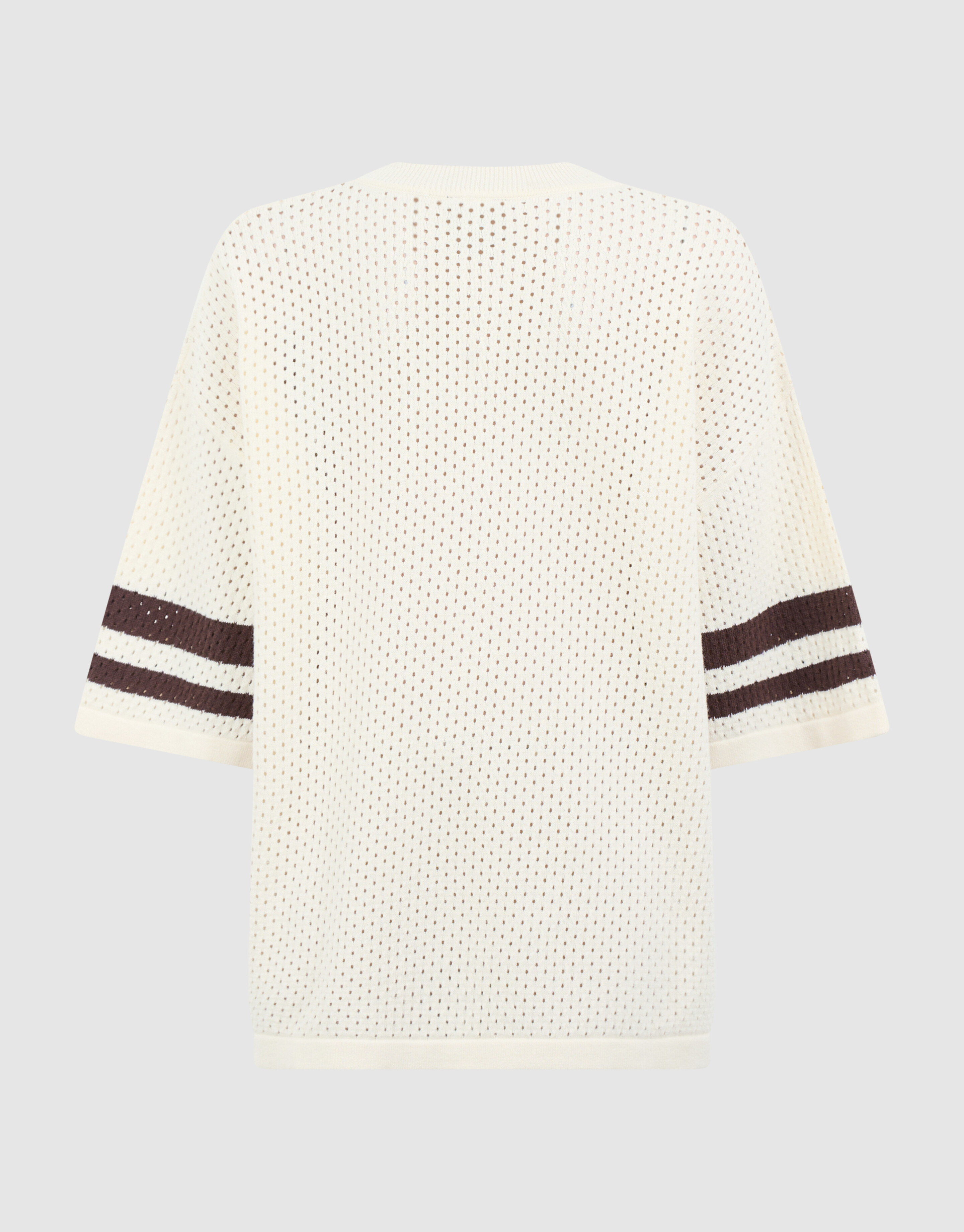 Sportliches Mesh-T-Shirt in Gebrochenwei&szlig; SHOEBY BOYS