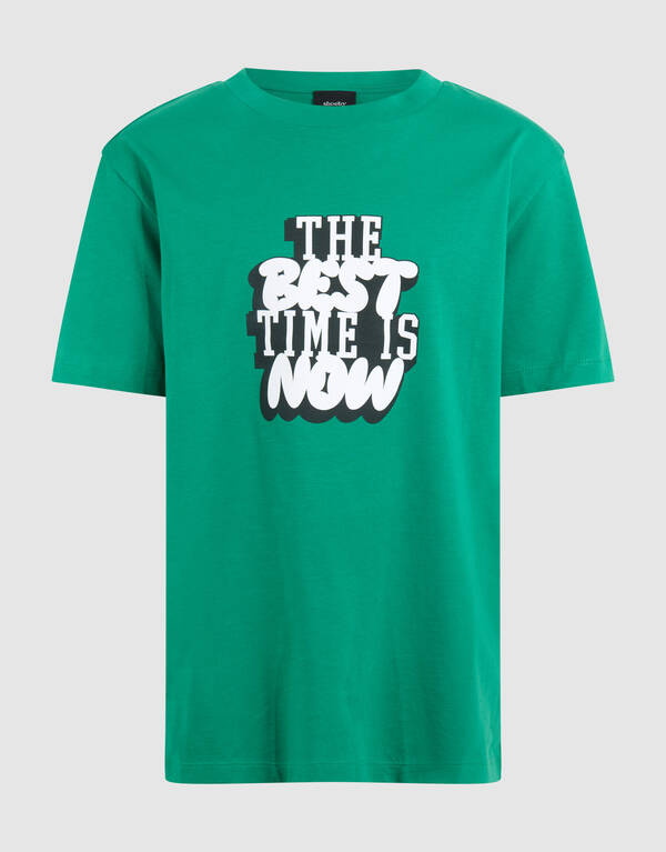 Time Artwork T-shirt Gr&uuml;n SHOEBY BOYS