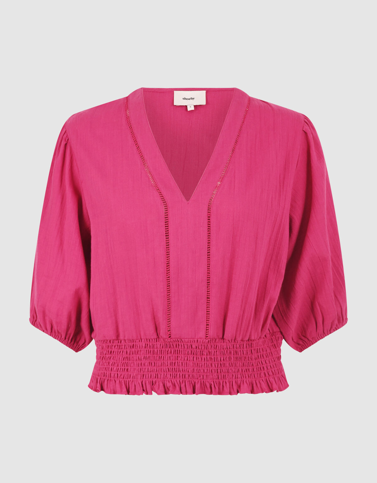 Tape-Cropped-Top in Rosa SHOEBY WOMEN