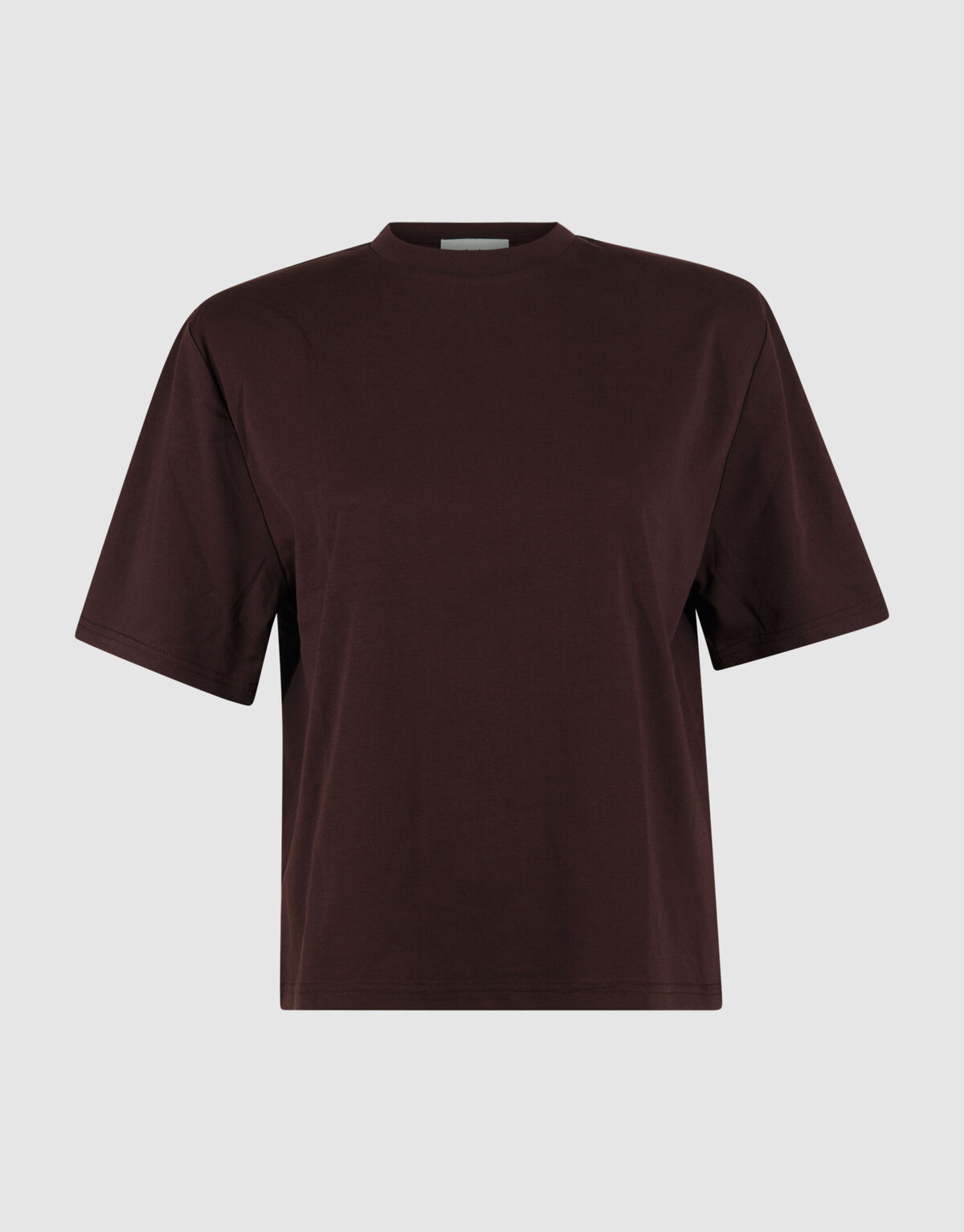 Gepolstertes T-Shirt Dunkelbraun SHOEBY WOMEN
