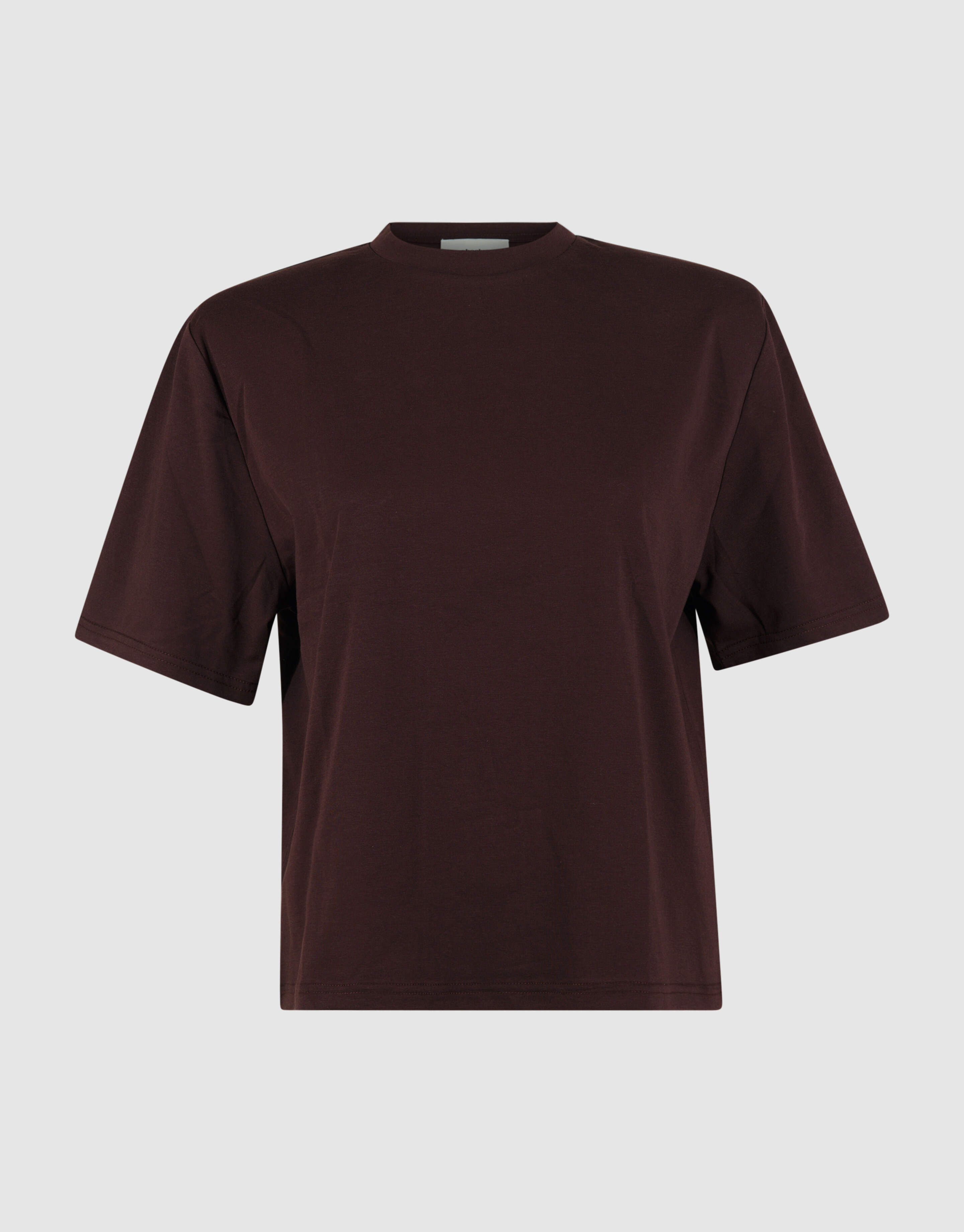 Gepolstertes T-Shirt Dunkelbraun SHOEBY WOMEN