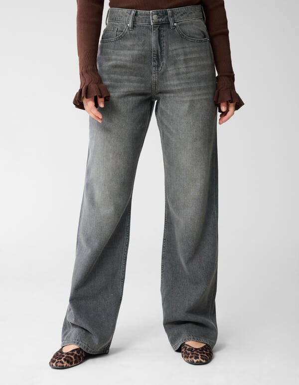 Weit geschnittene Jeans Grau SHOEBY WOMEN