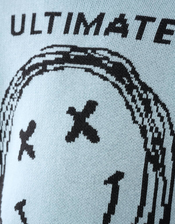 Smiley Strickpullover Hellgr&uuml;n SHOEBY BOYS