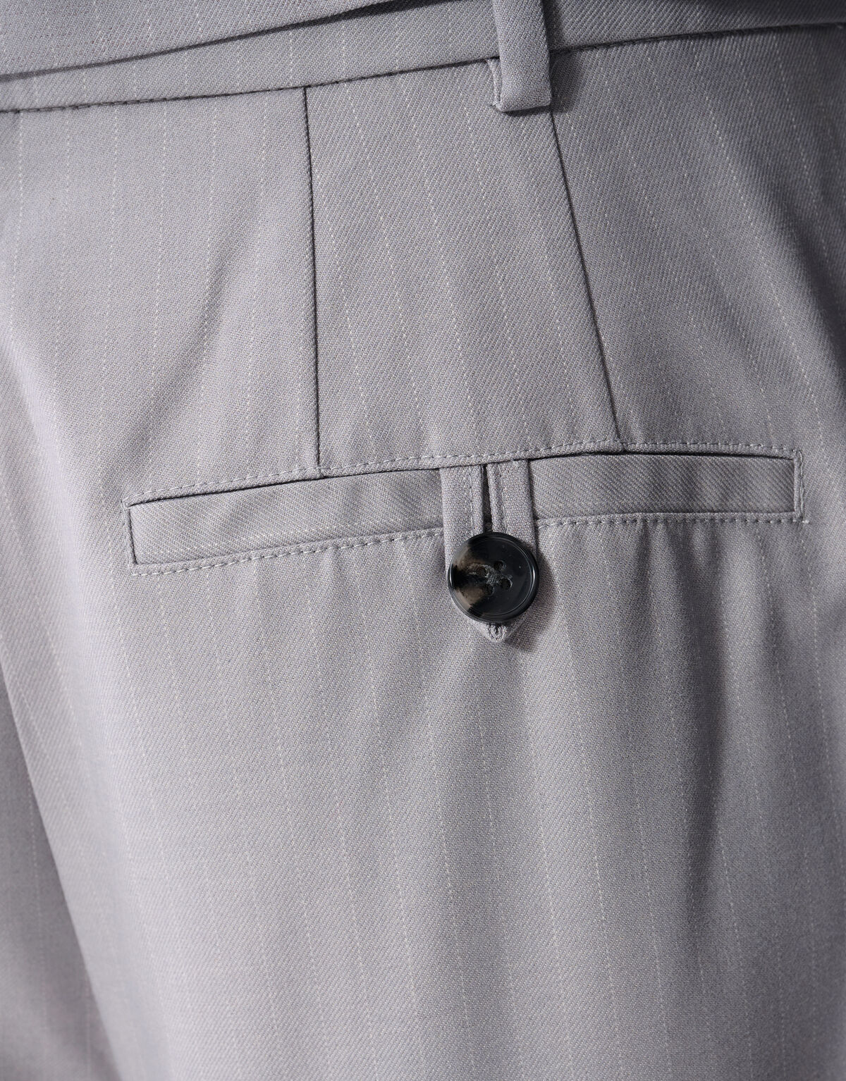 Pinstripe Barrel Fit Hose Hellgrau SHOEBY WOMEN