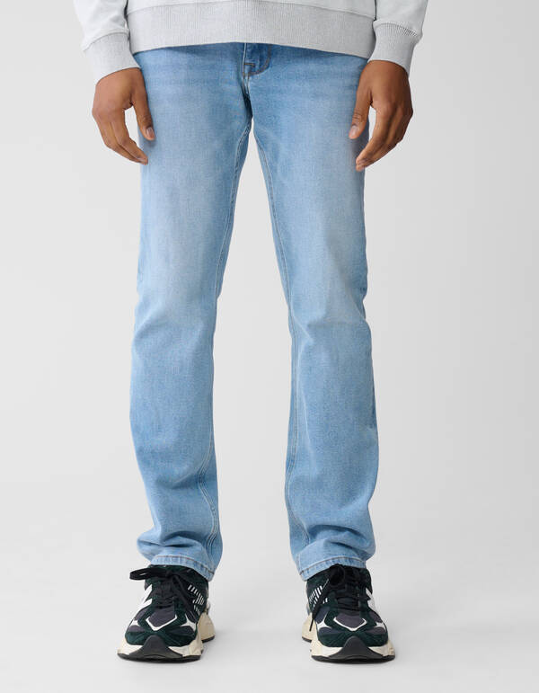 Straight Fit Jeans Hellblau L32 SHOEBY MEN