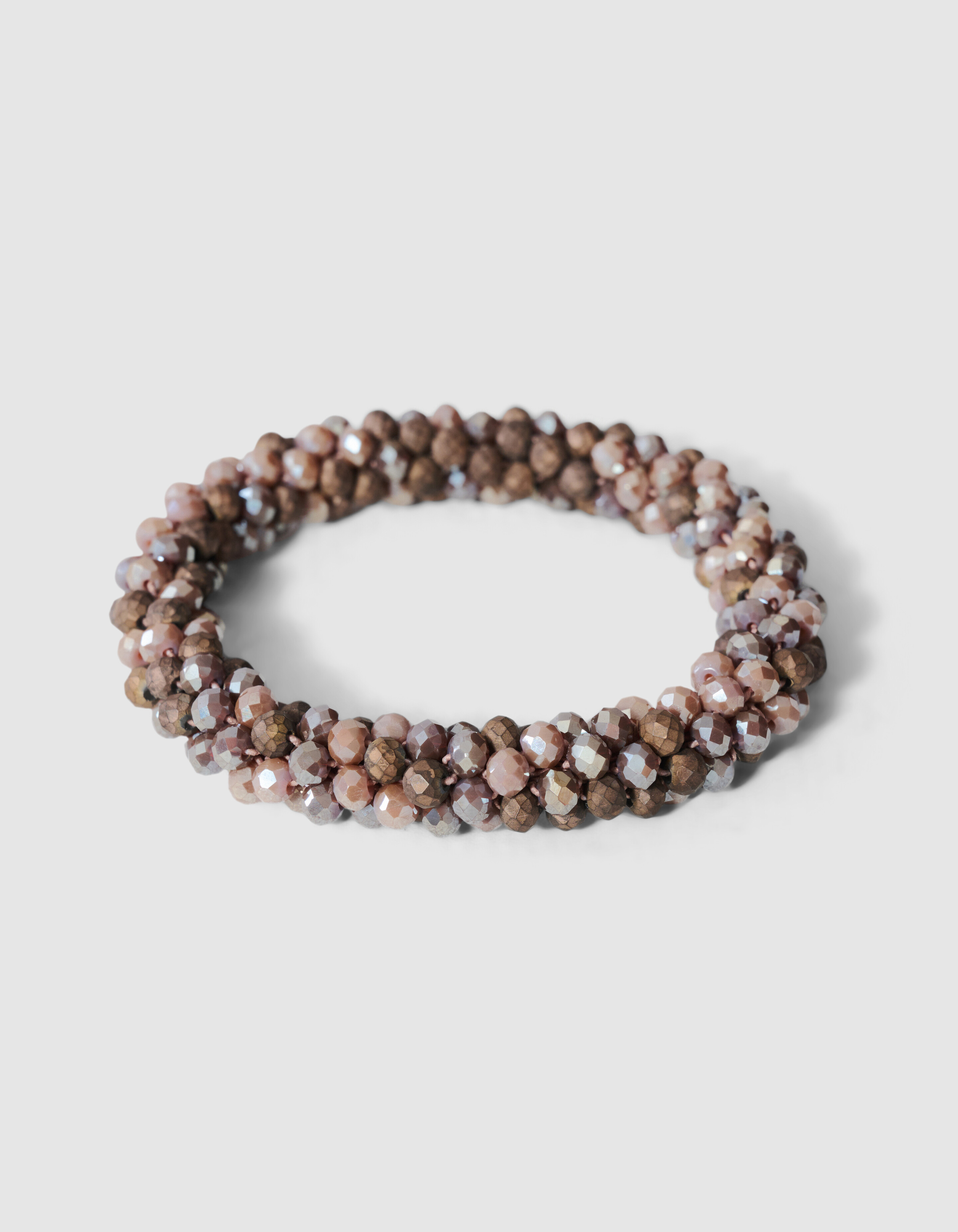 Beaded Elastikarmband Beige SHOEBY ACCESSOIRES