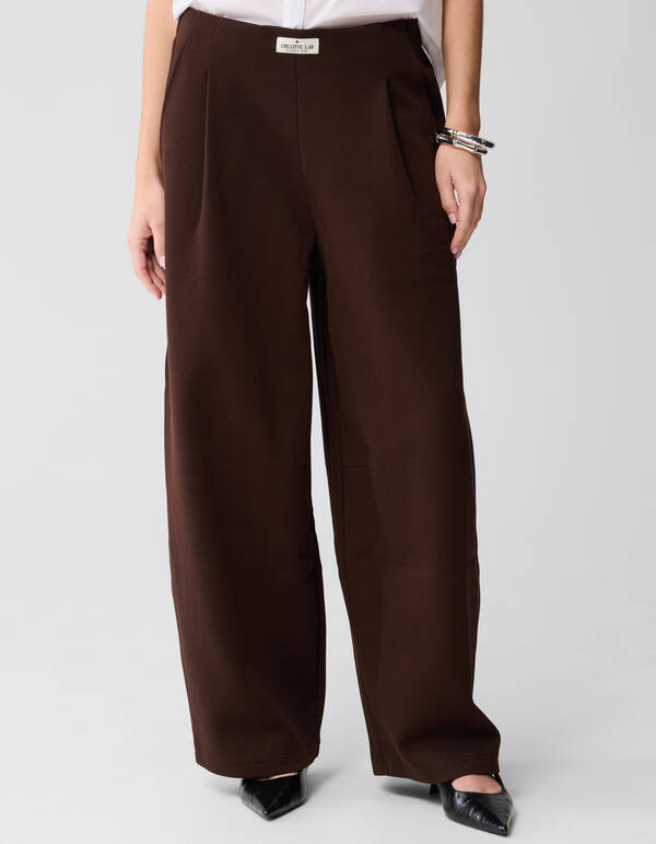 Clean Jogger Hose Dunkelbraun SHOEBY WOMEN