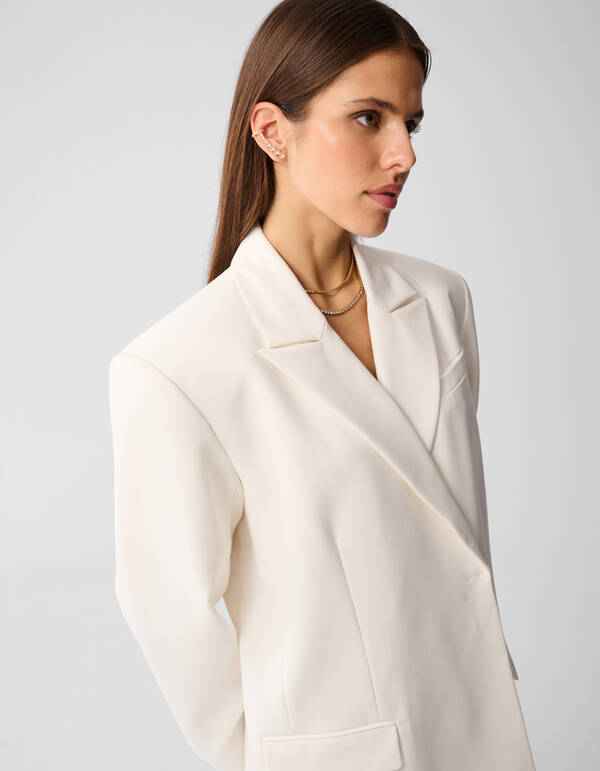 Oversized Blazer Off-White SHOEBY WOMEN