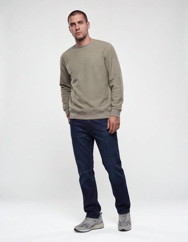 Comfort Straight Fit Jeans Dunkelblau L32 SHOEBY MEN