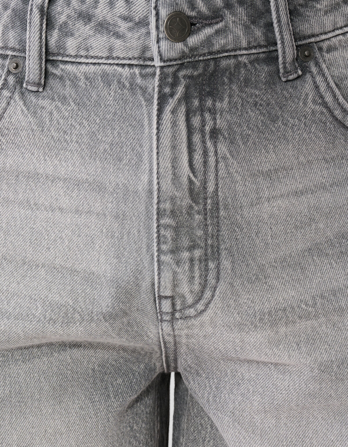 Relaxed Fit Denim Shorts Grau SHOEBY MEN