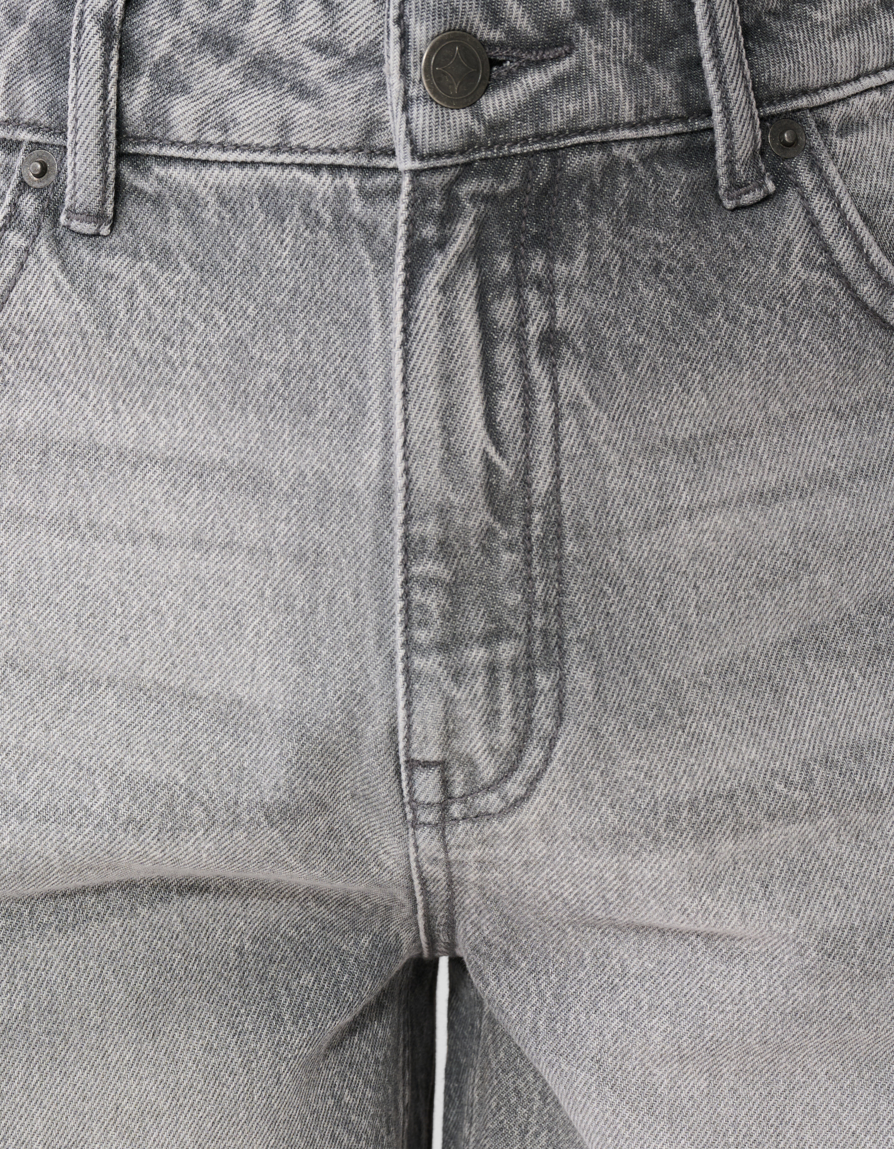 Relaxed Fit Denim Shorts Grau SHOEBY MEN
