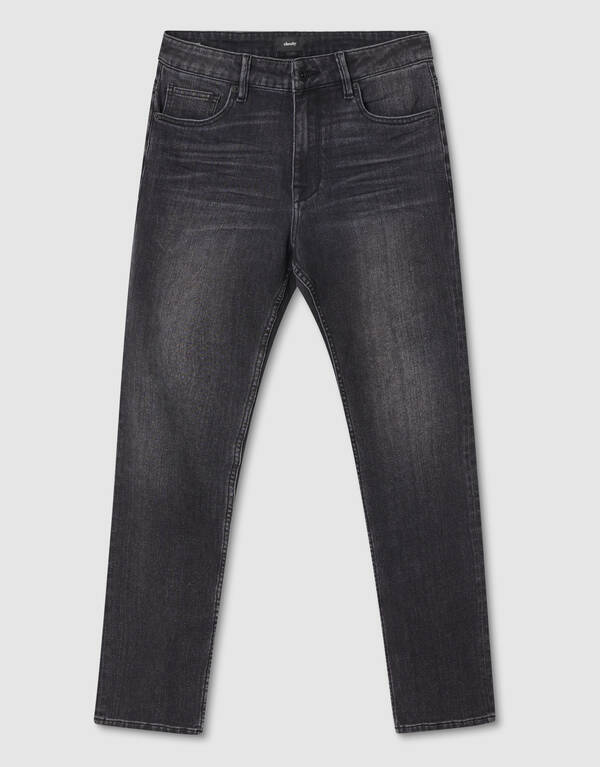 Gewaschene Straight Jeans Schwarz L32 SHOEBY MEN