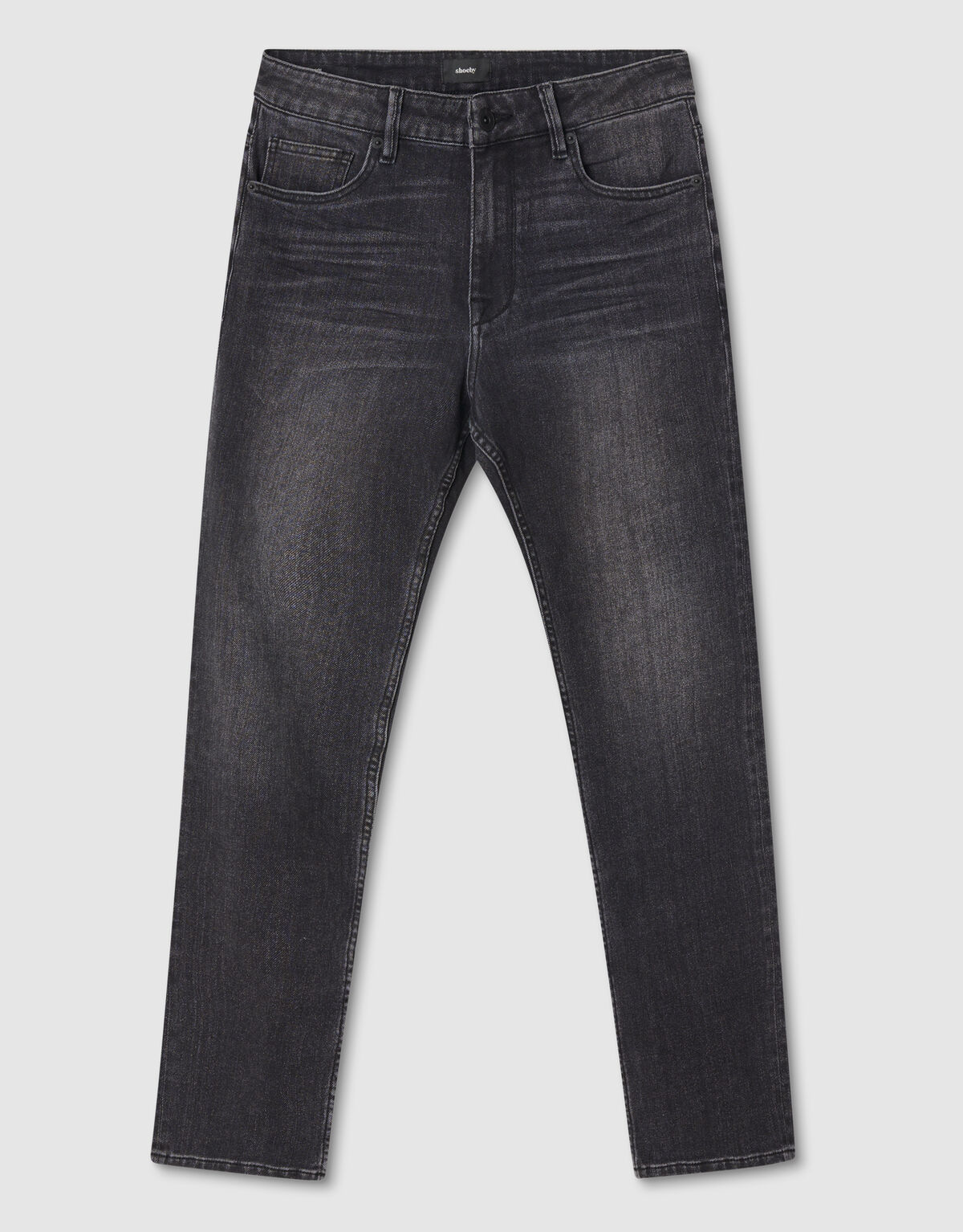 Gewaschene Straight Jeans Schwarz L32 SHOEBY MEN