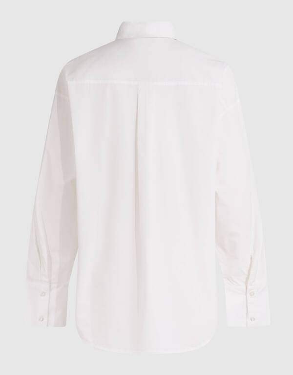 Palm Artwork Bluse Wit SHOEBY WOMEN