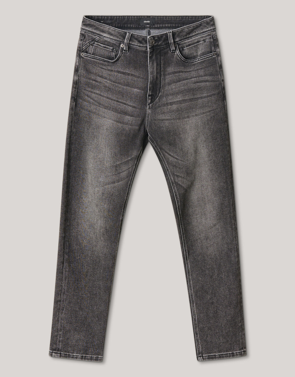 Schmale Jog-Jeans Grau L32 SHOEBY MEN