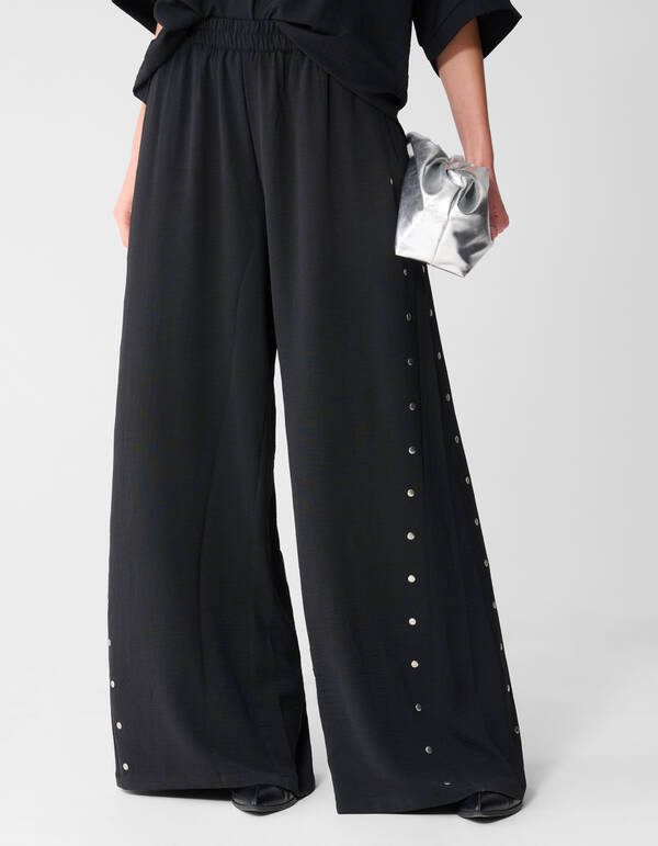Twist-Studs Locker sitzende Hose Schwarz SHOEBY WOMEN