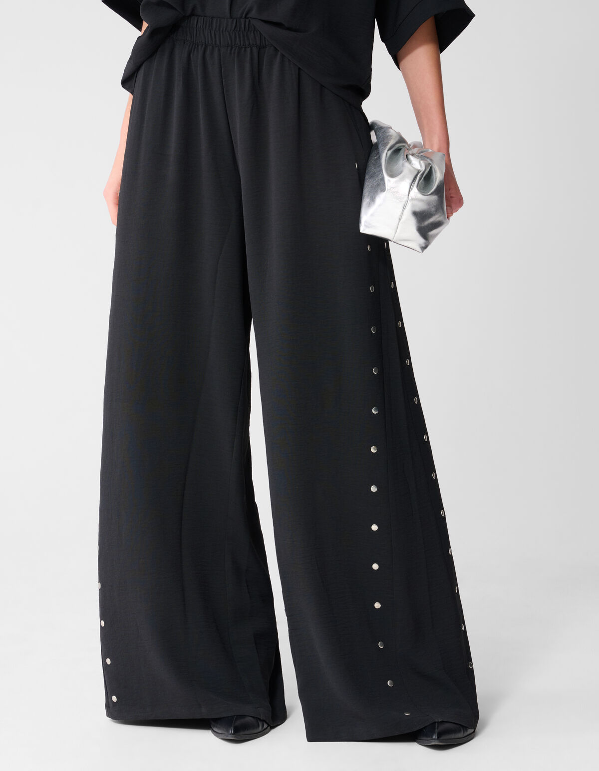 Twist-Studs Locker sitzende Hose Schwarz SHOEBY WOMEN